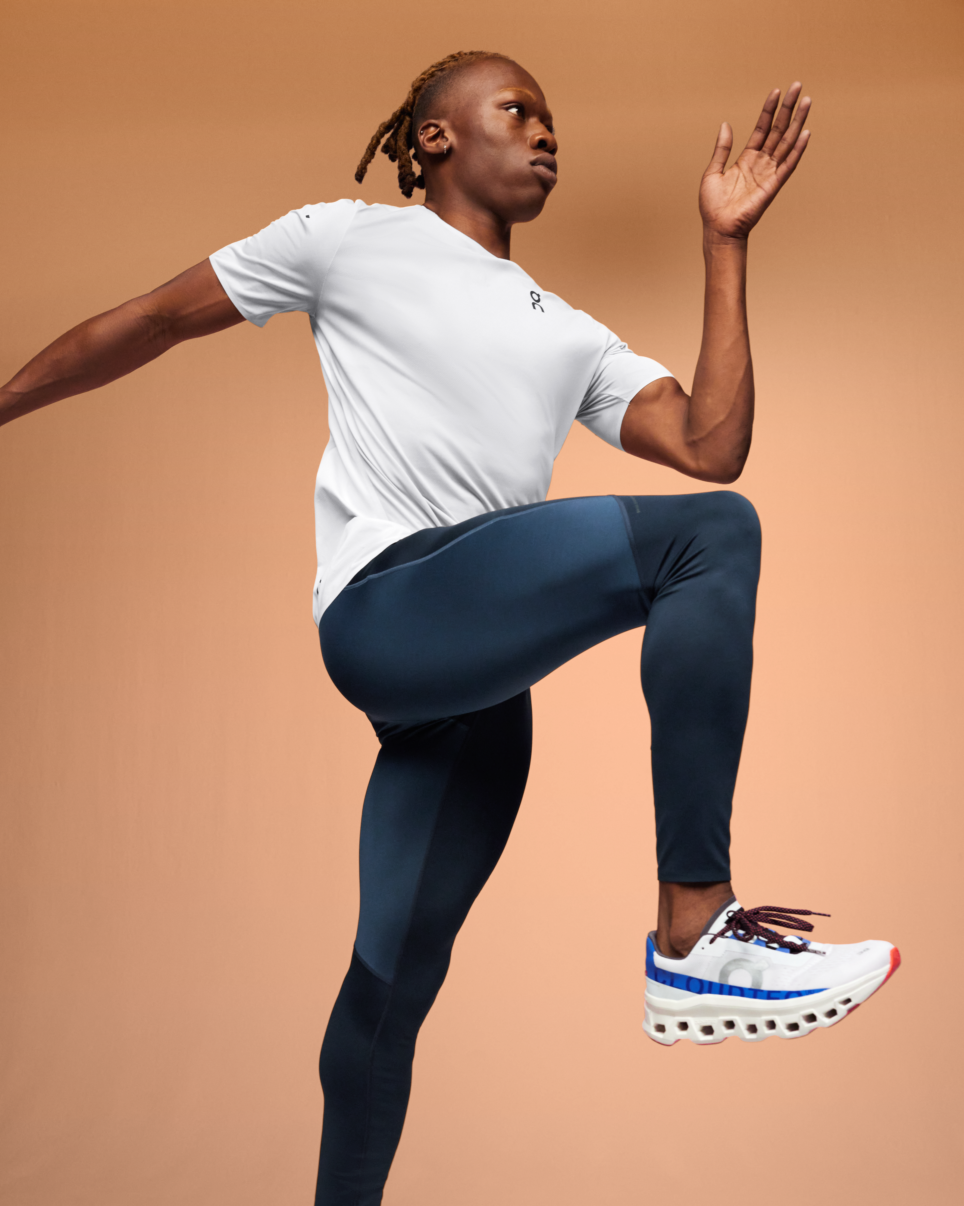 On Performance Tights Navy & Denim Homme Leggings