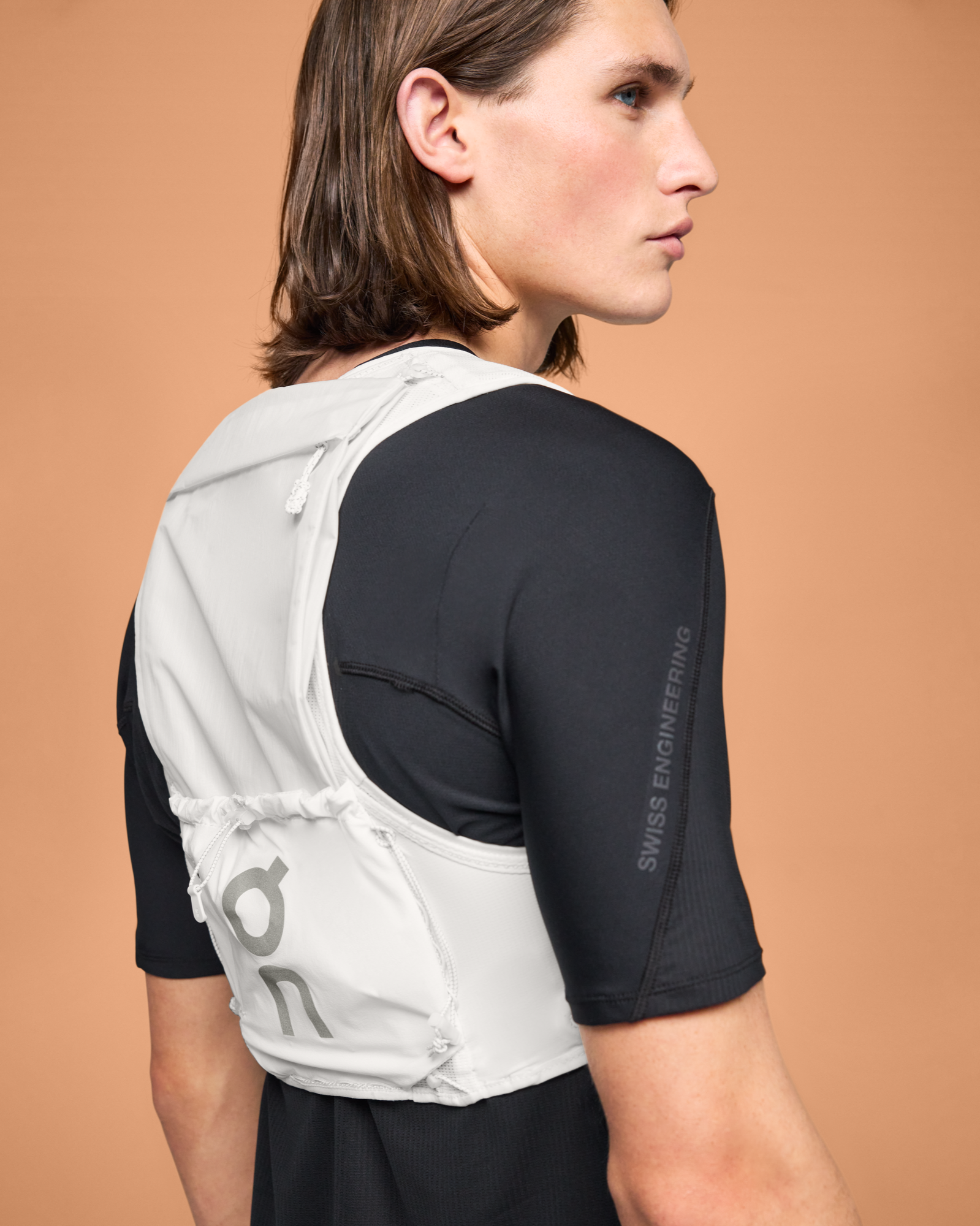 On Ultra Vest 10L Undyed-White Unisexe Gilet