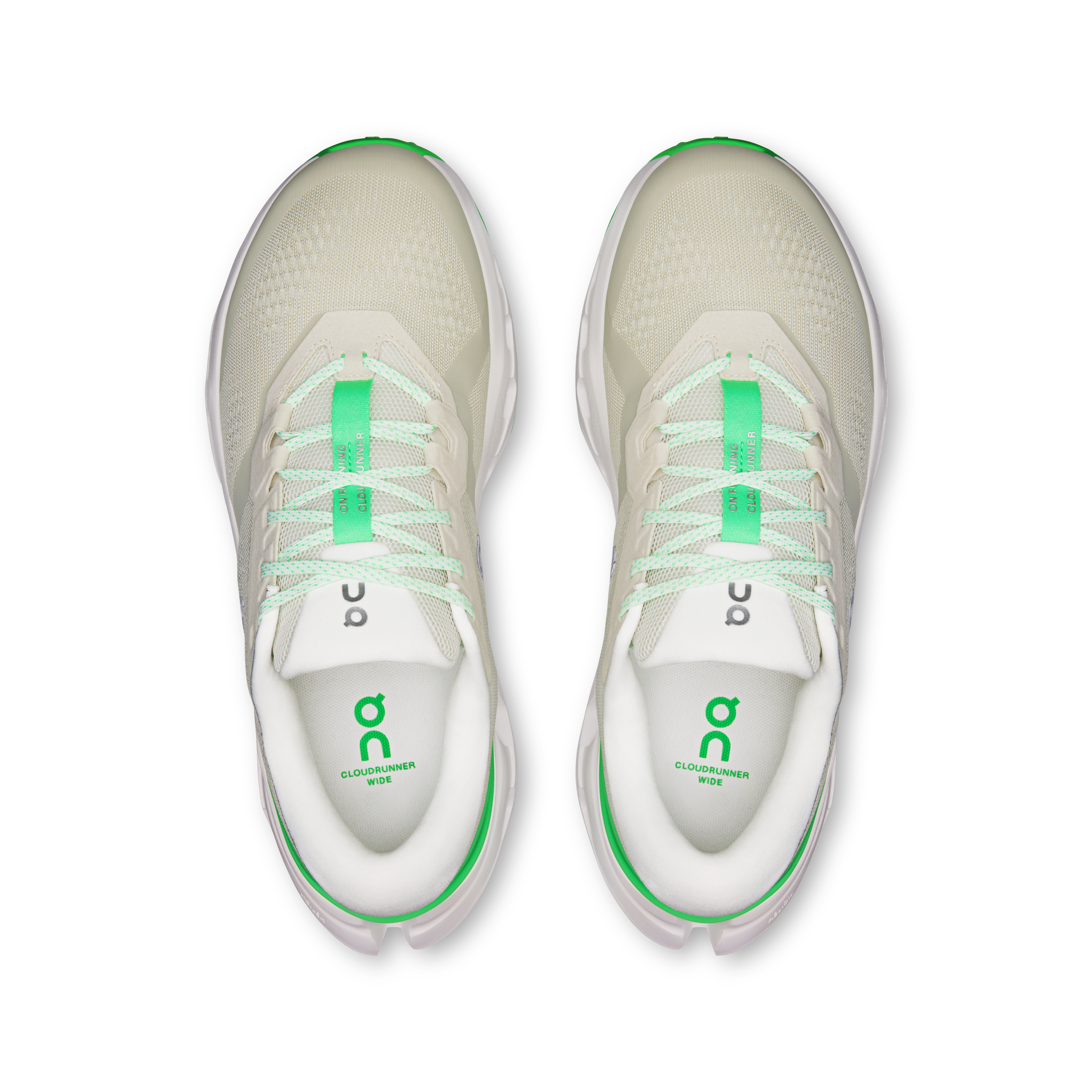 On Cloudrunner 3 Wide Ghost & Verdite Homme – Running quotidien, foulées stables Chaussures