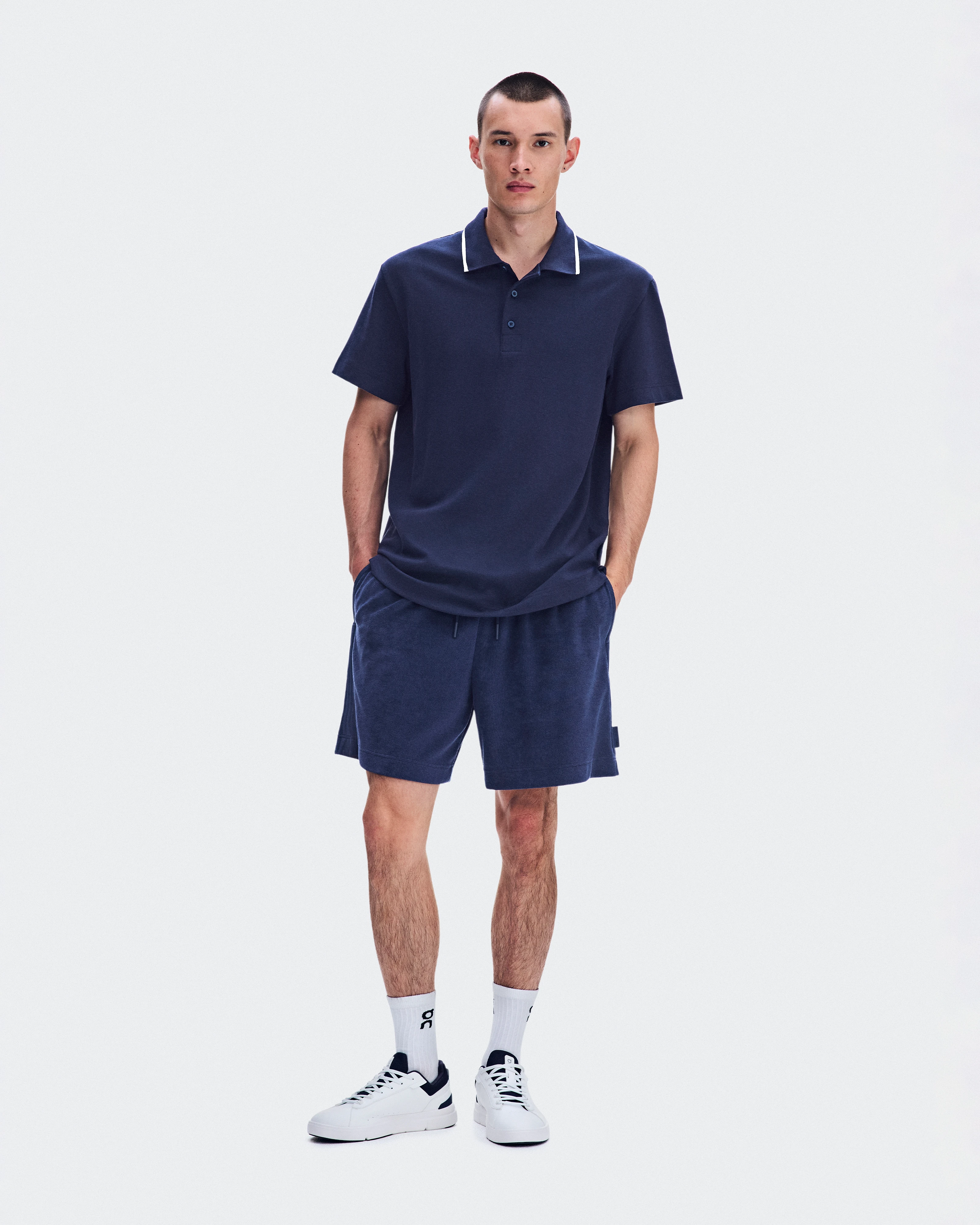 On Courtside Polo Inkwell Homme Hauts et t-shirts