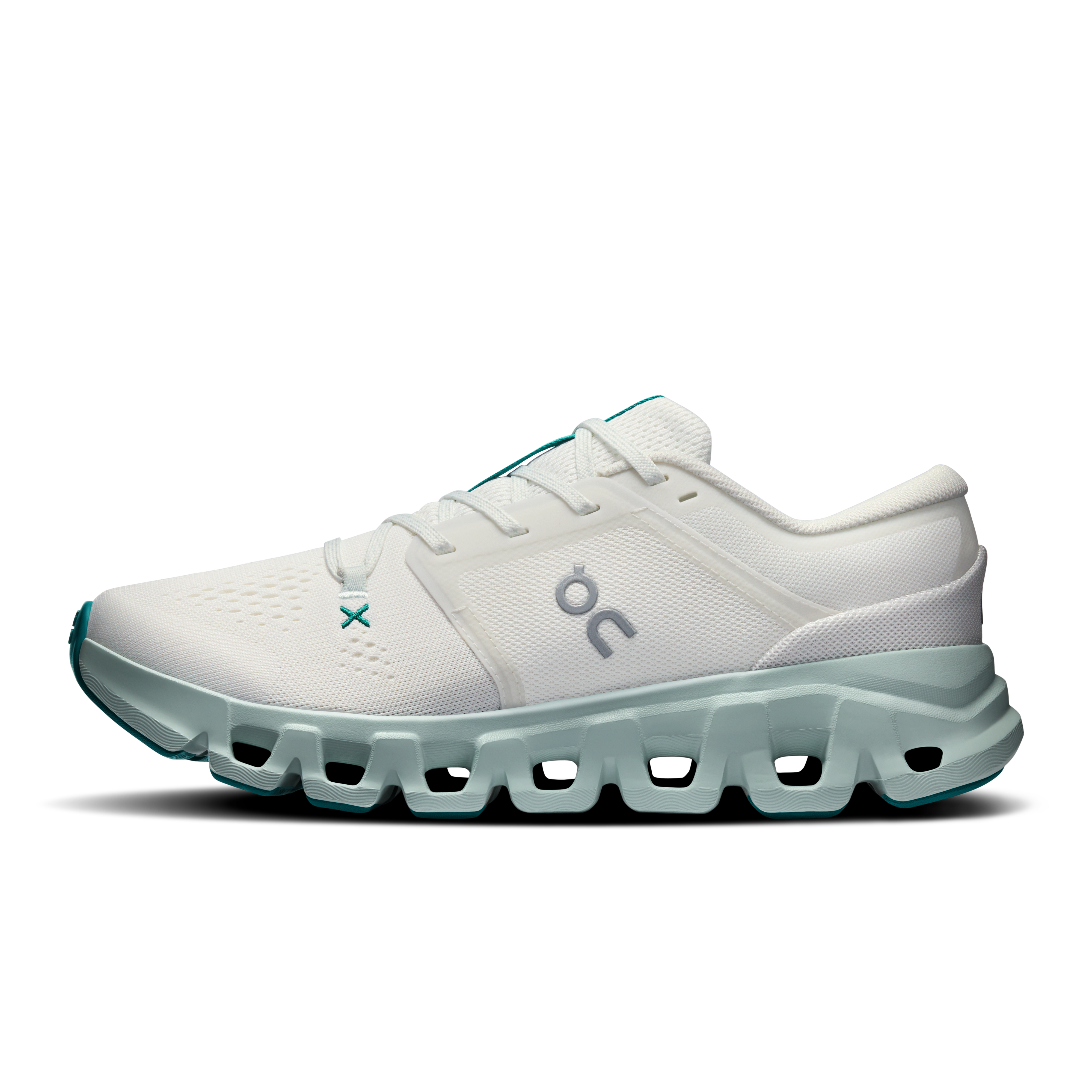 On Cloud X 5 Ivory & Surf Femme Active Life Chaussures
