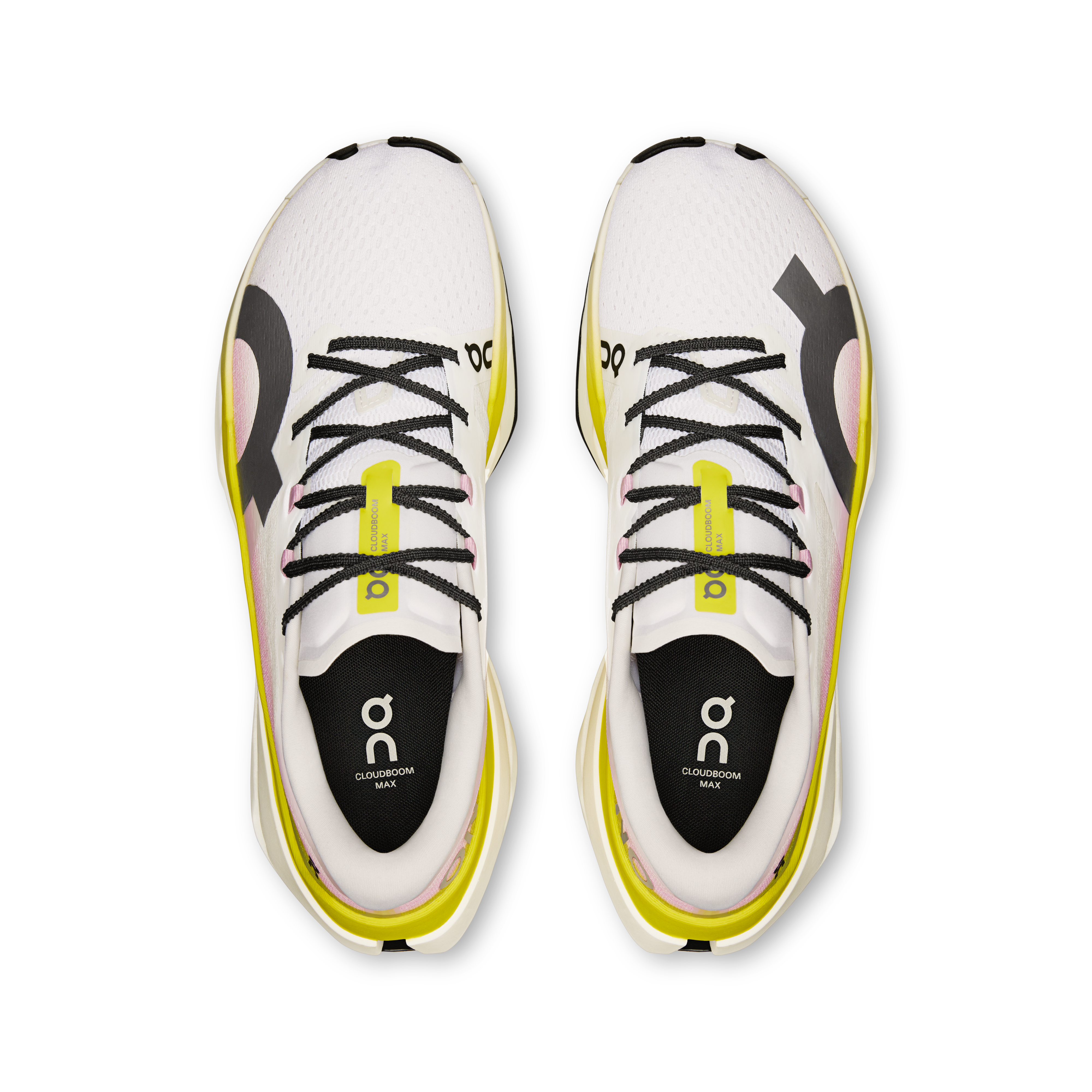 On Cloudboom Max Lime & Raspberry Homme Running sur route Chaussures