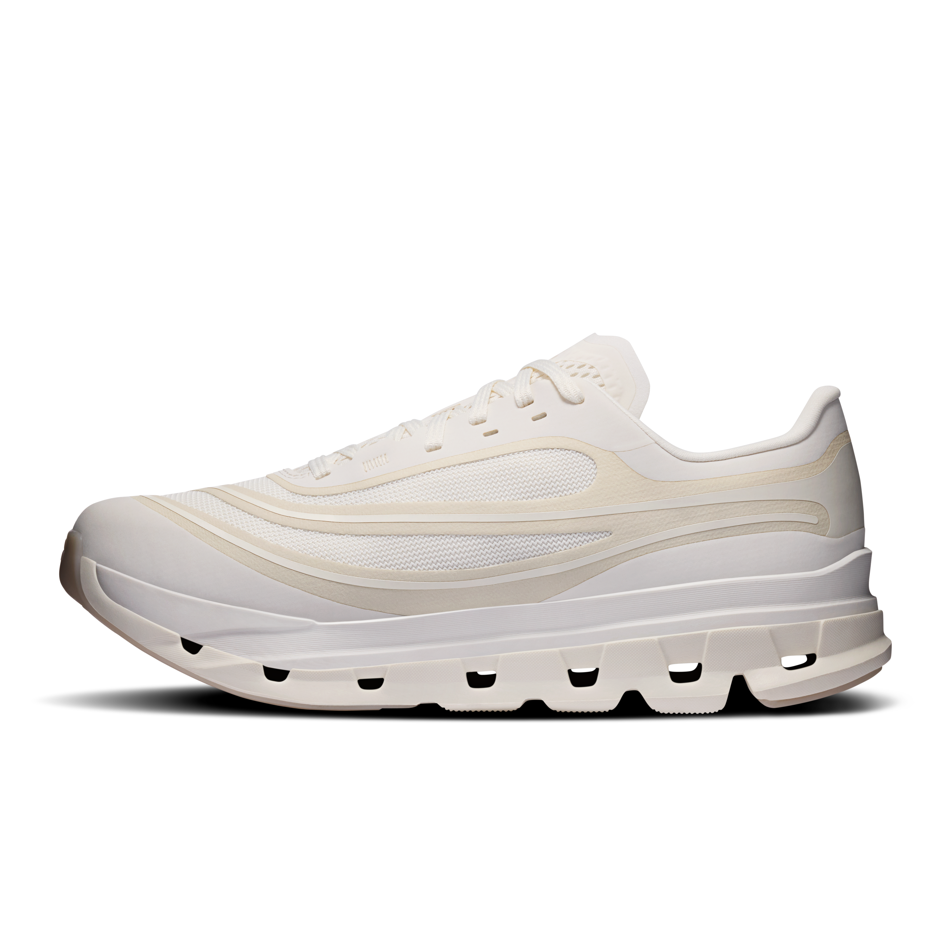 On Cloudflow 5 AD Ivory & Grain Homme Active Life Chaussures