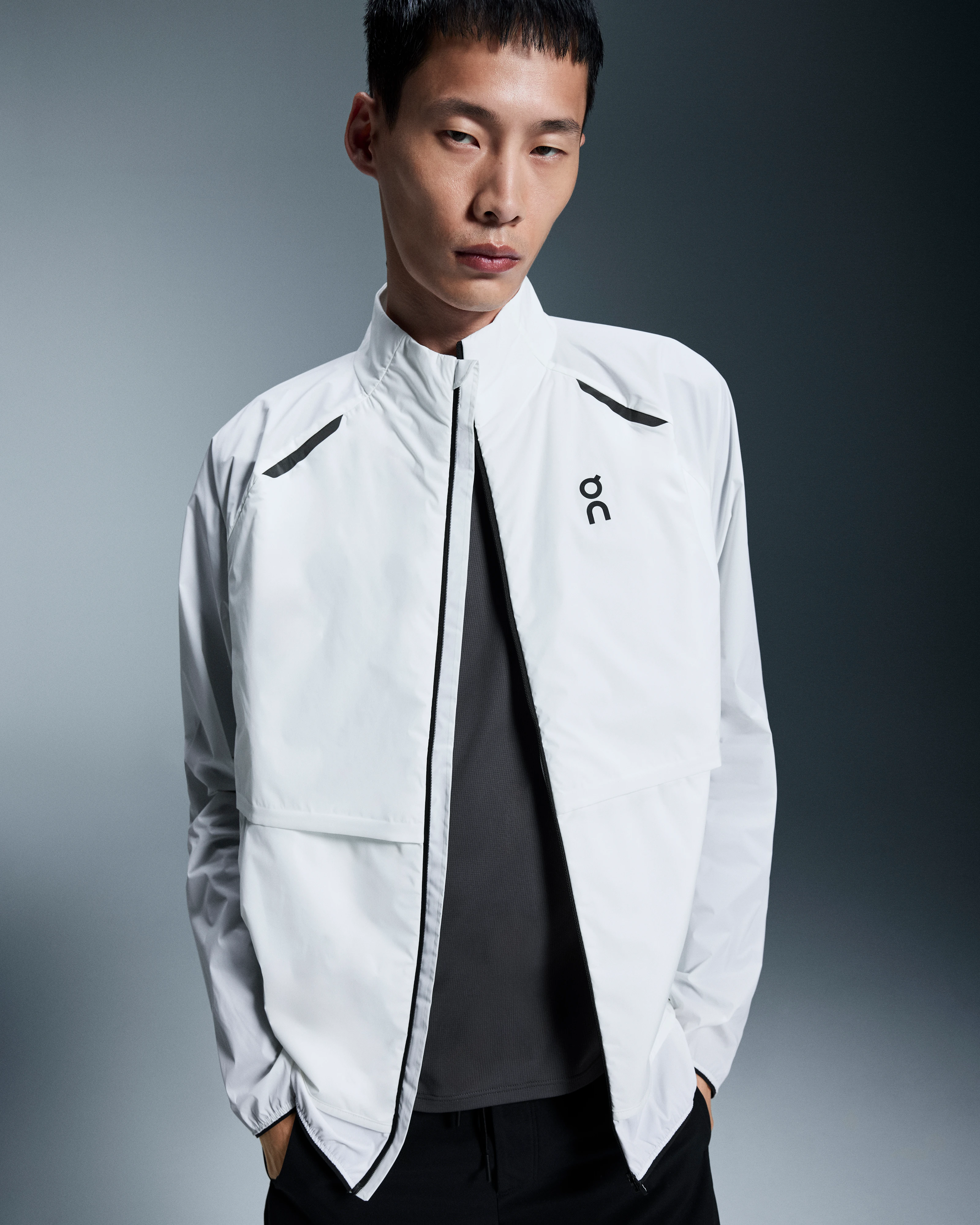 On Weather Jacket Insulated White Homme Vestes