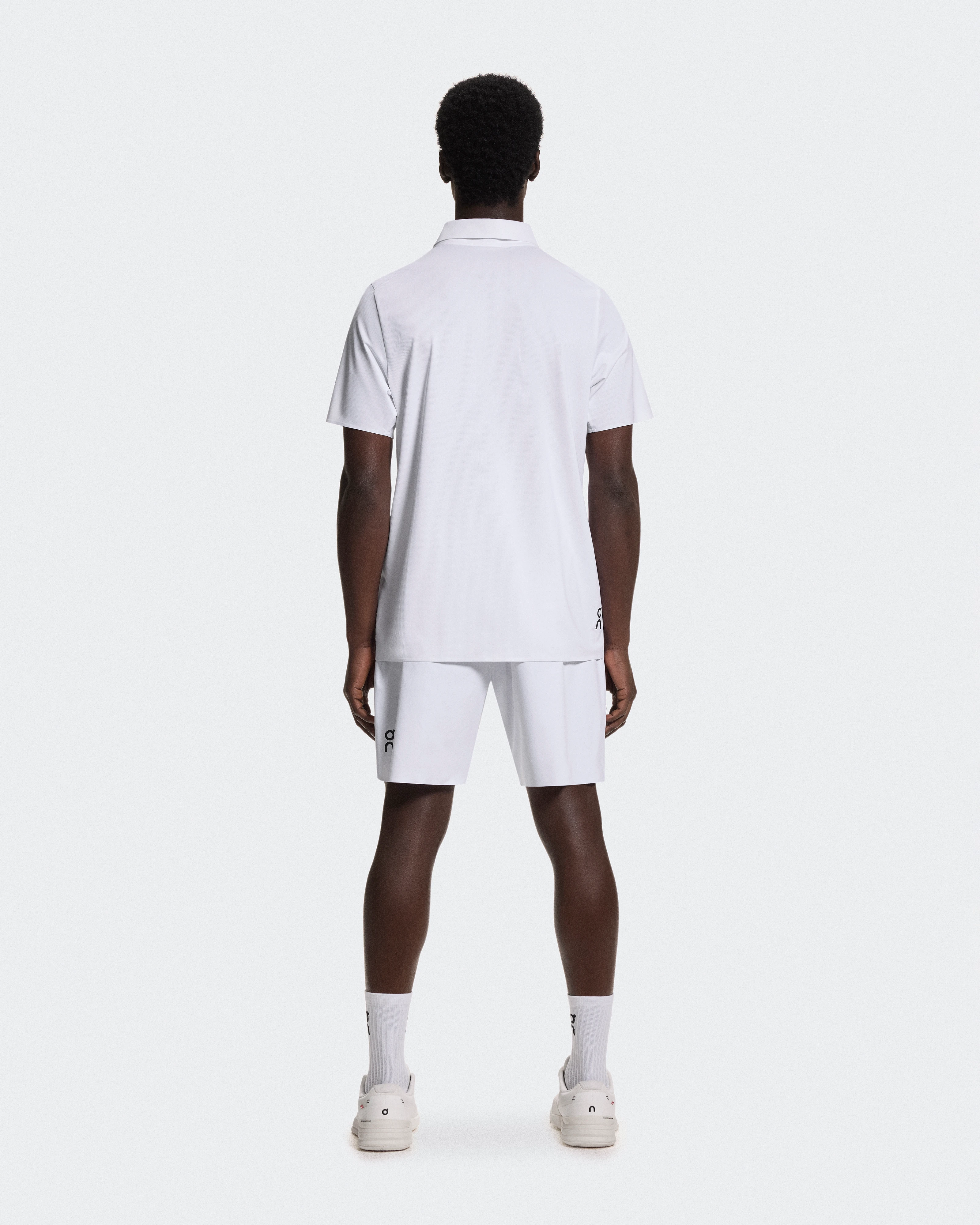 On Court Polo White Homme Hauts et t-shirts