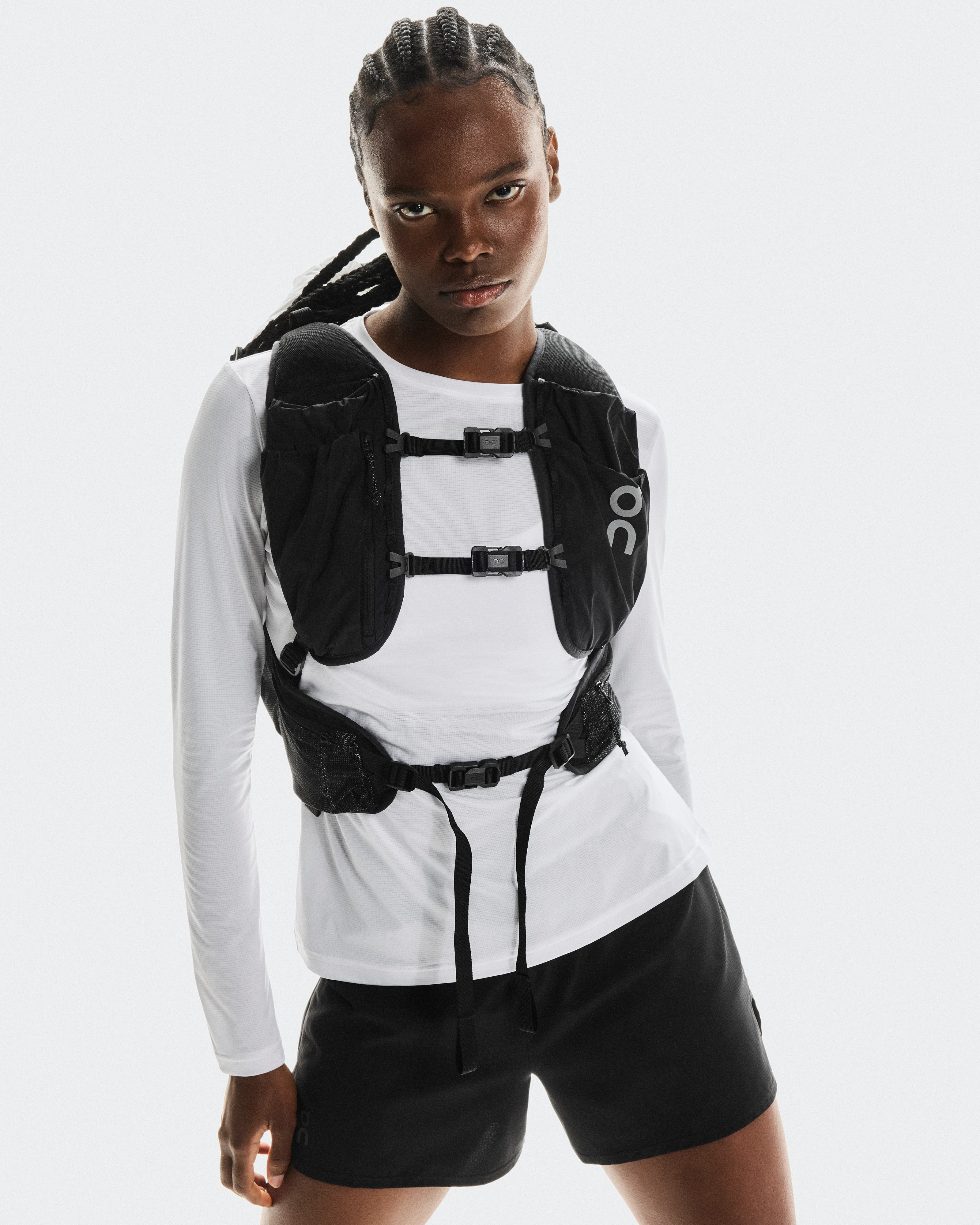 On Trail Pack 20L White & Black Unisexe Sacs