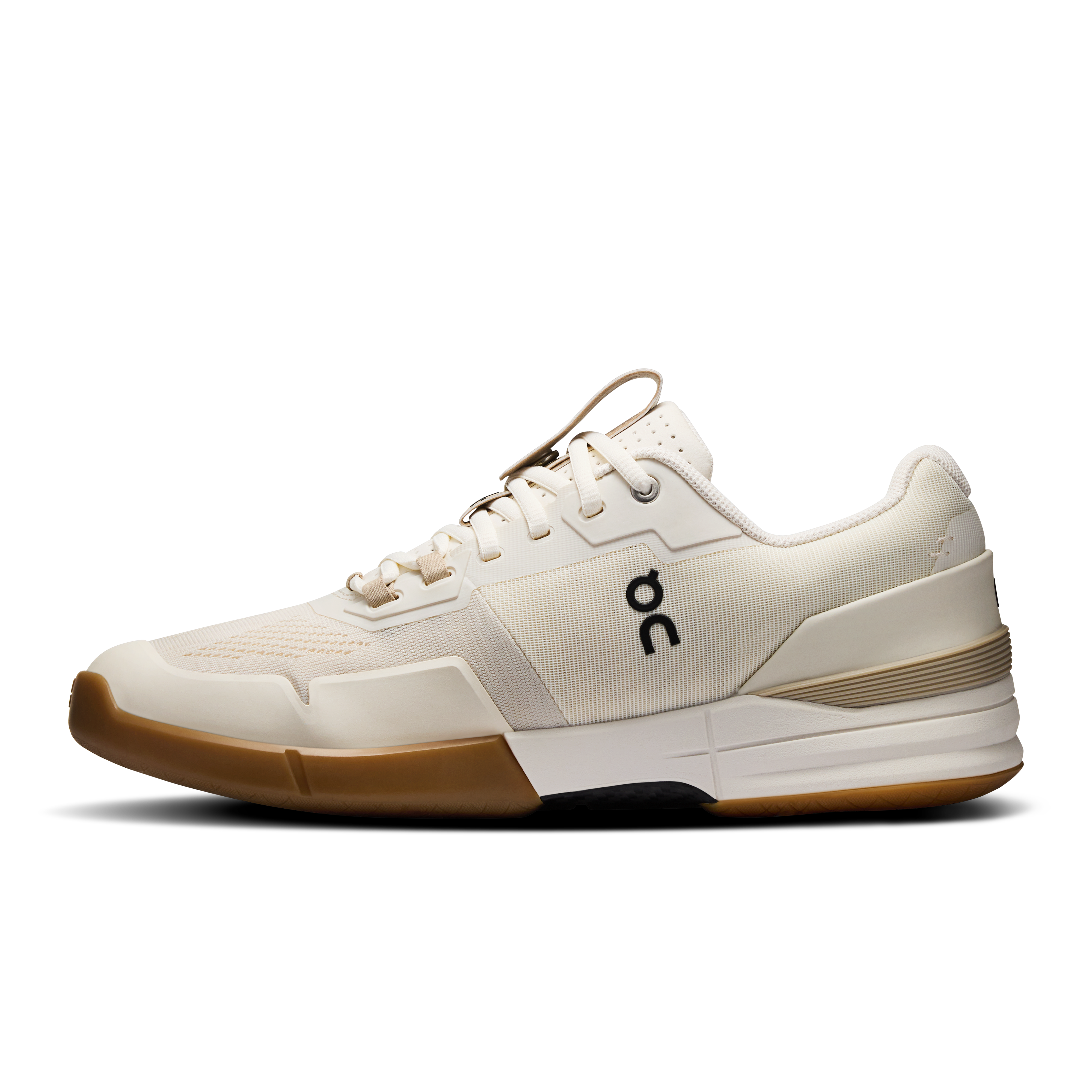 On THE ROGER Pro Ivory & Ivory Homme Tennis Chaussures
