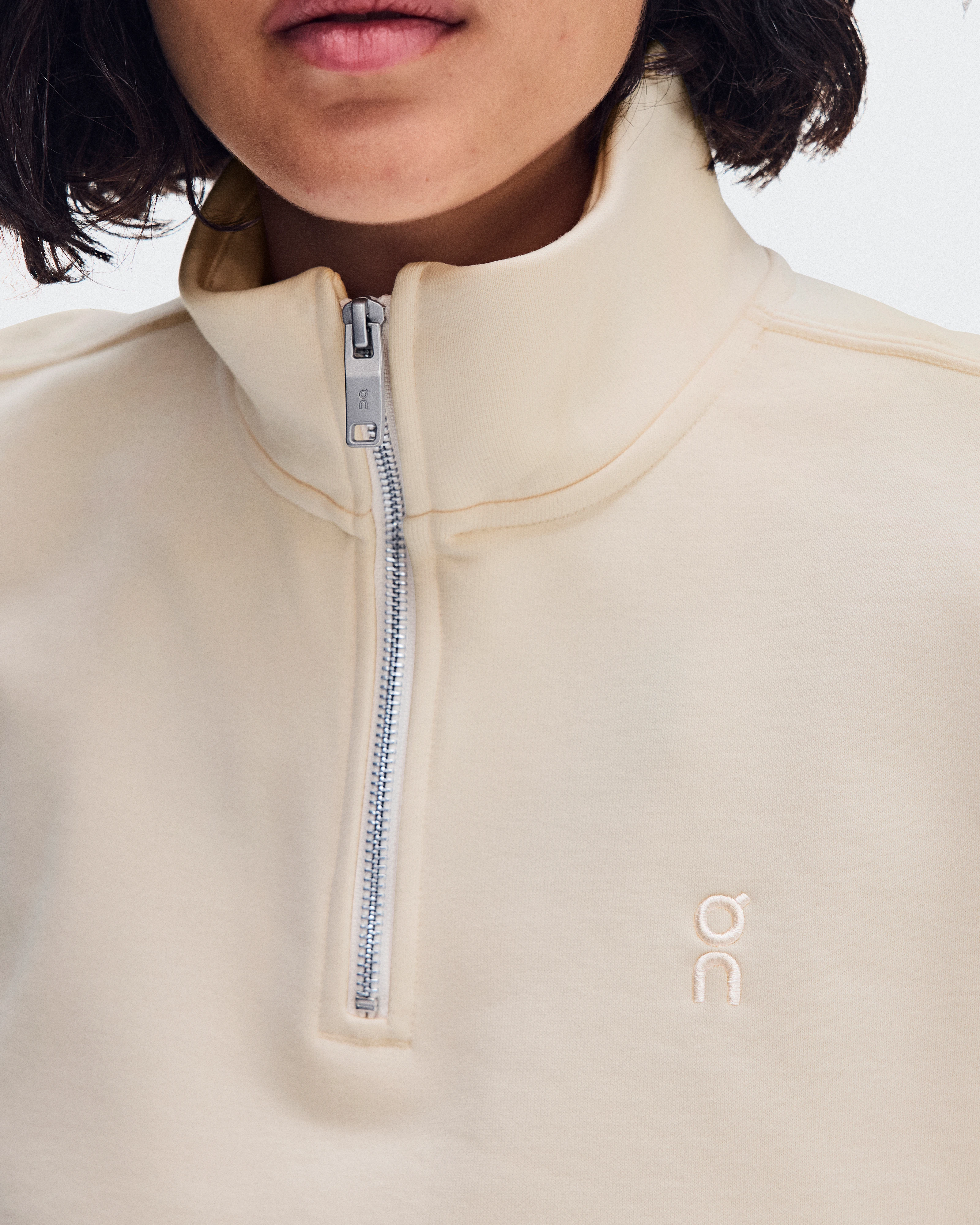On Club Collective 1/4 Zip Chantilly Femme Sweats à capuche et sweats