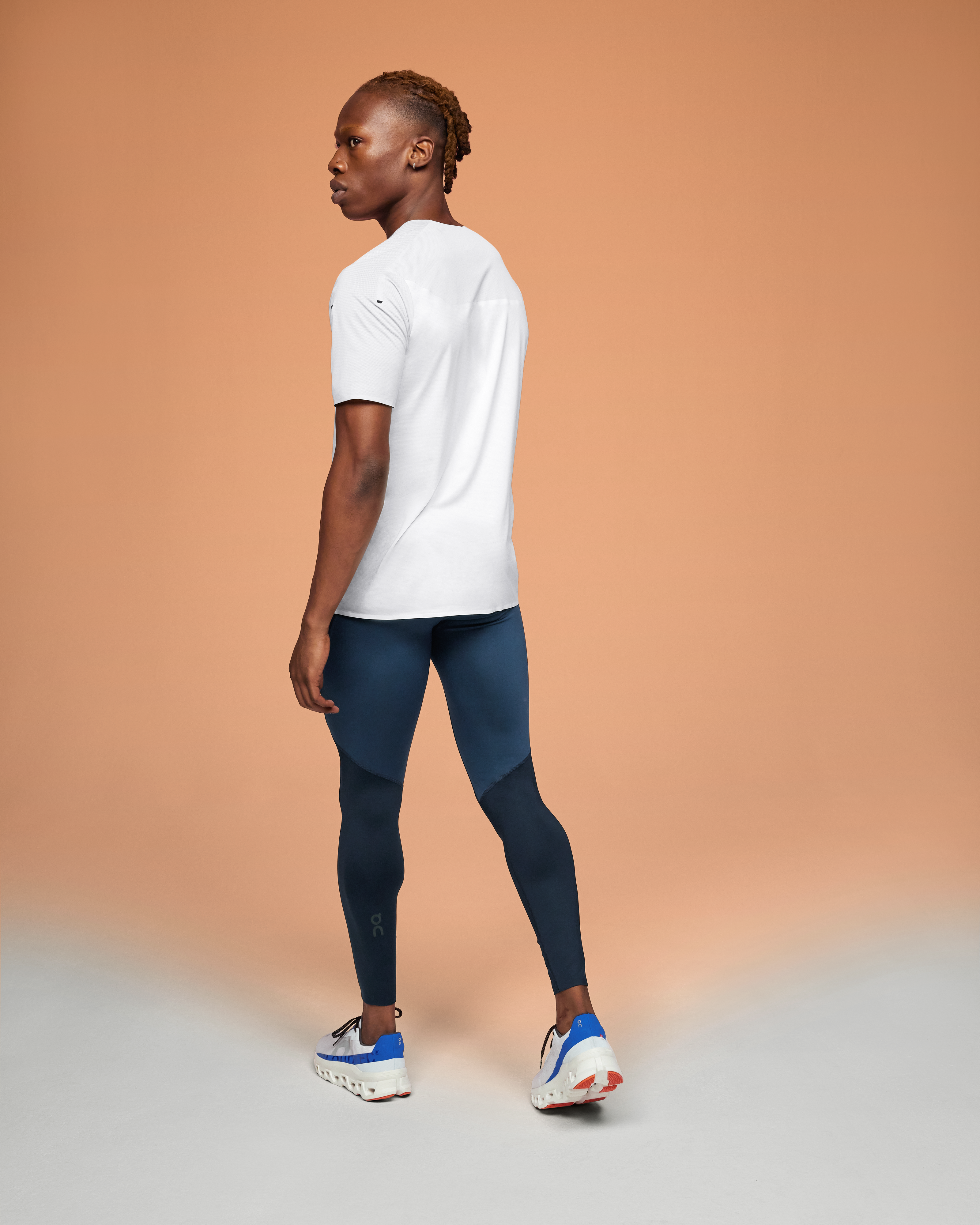 On Performance Tights Navy & Denim Homme Leggings