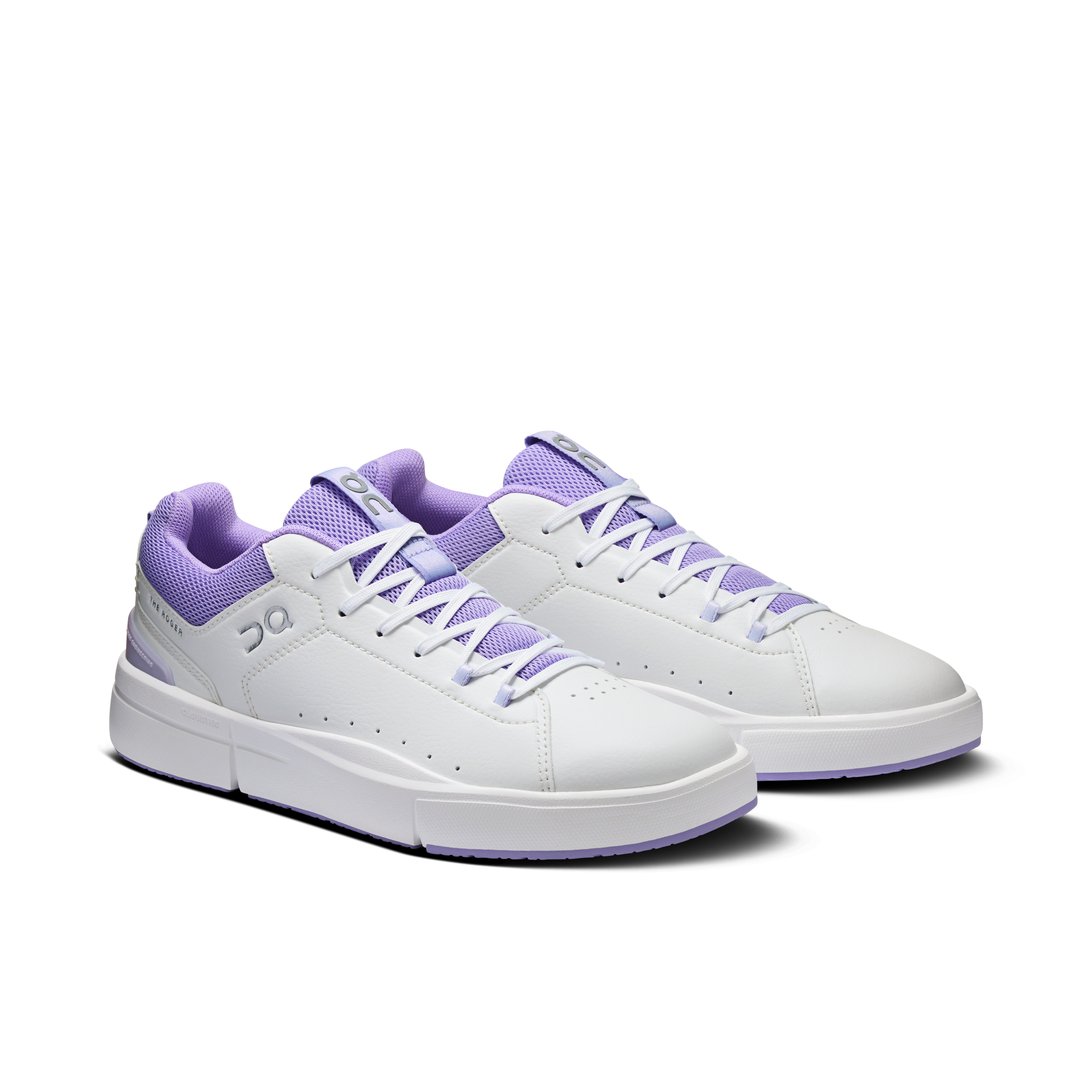 On THE ROGER Youth White & Bloom Ados Tennis Chaussures