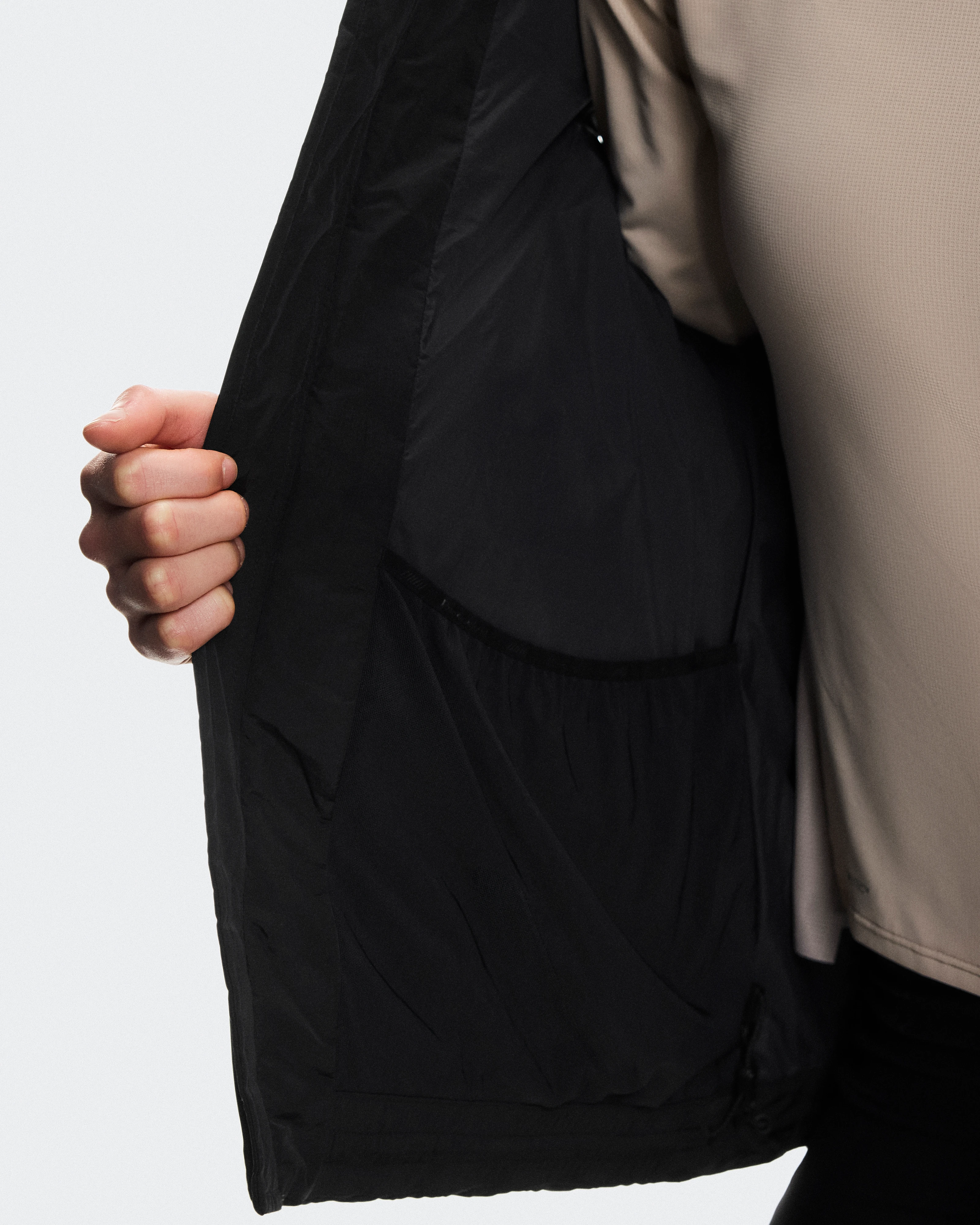 On All-Day Puffer Vest Black Femme Vestes