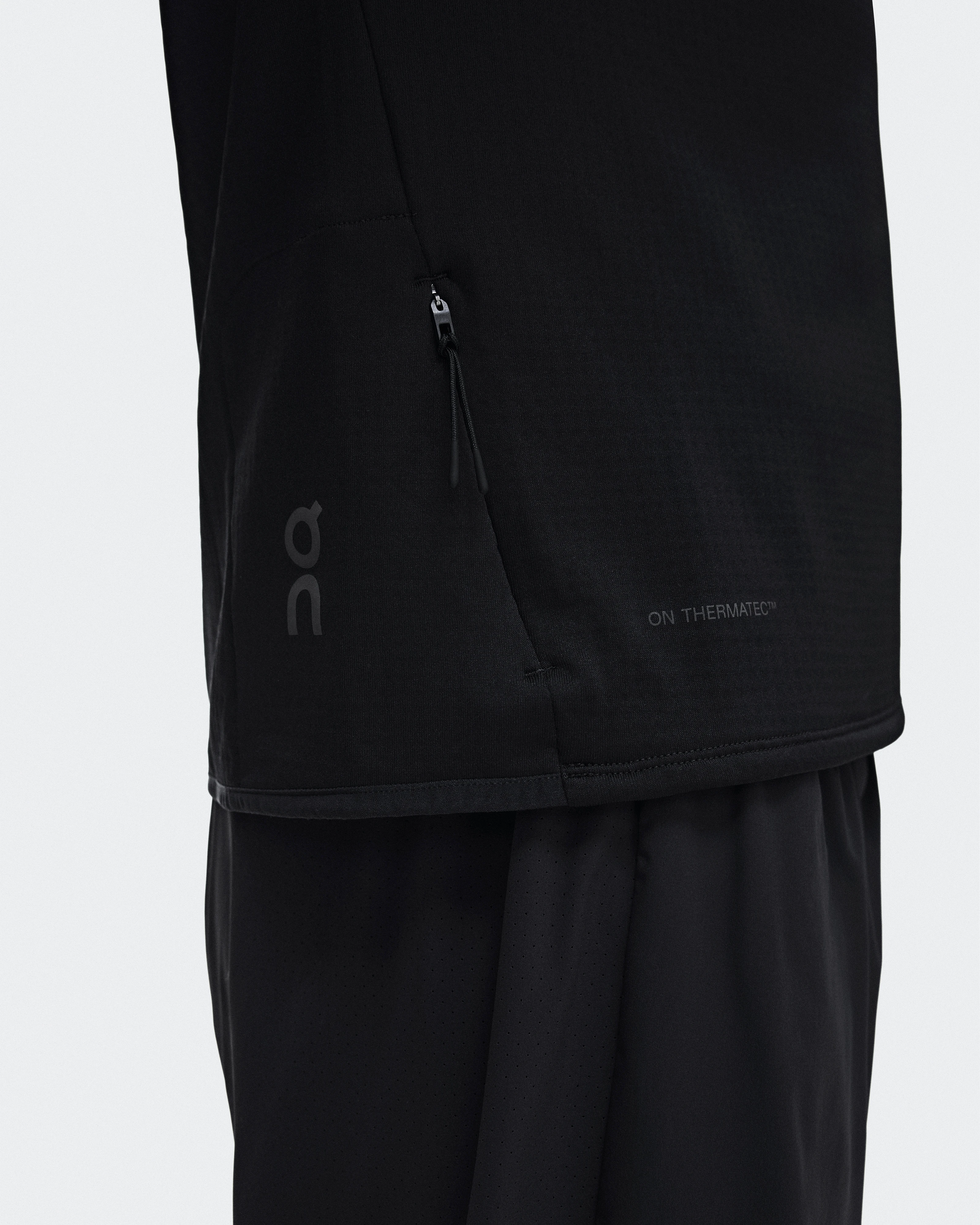 On Climate Shirt Black Homme Sweats à capuche et sweats