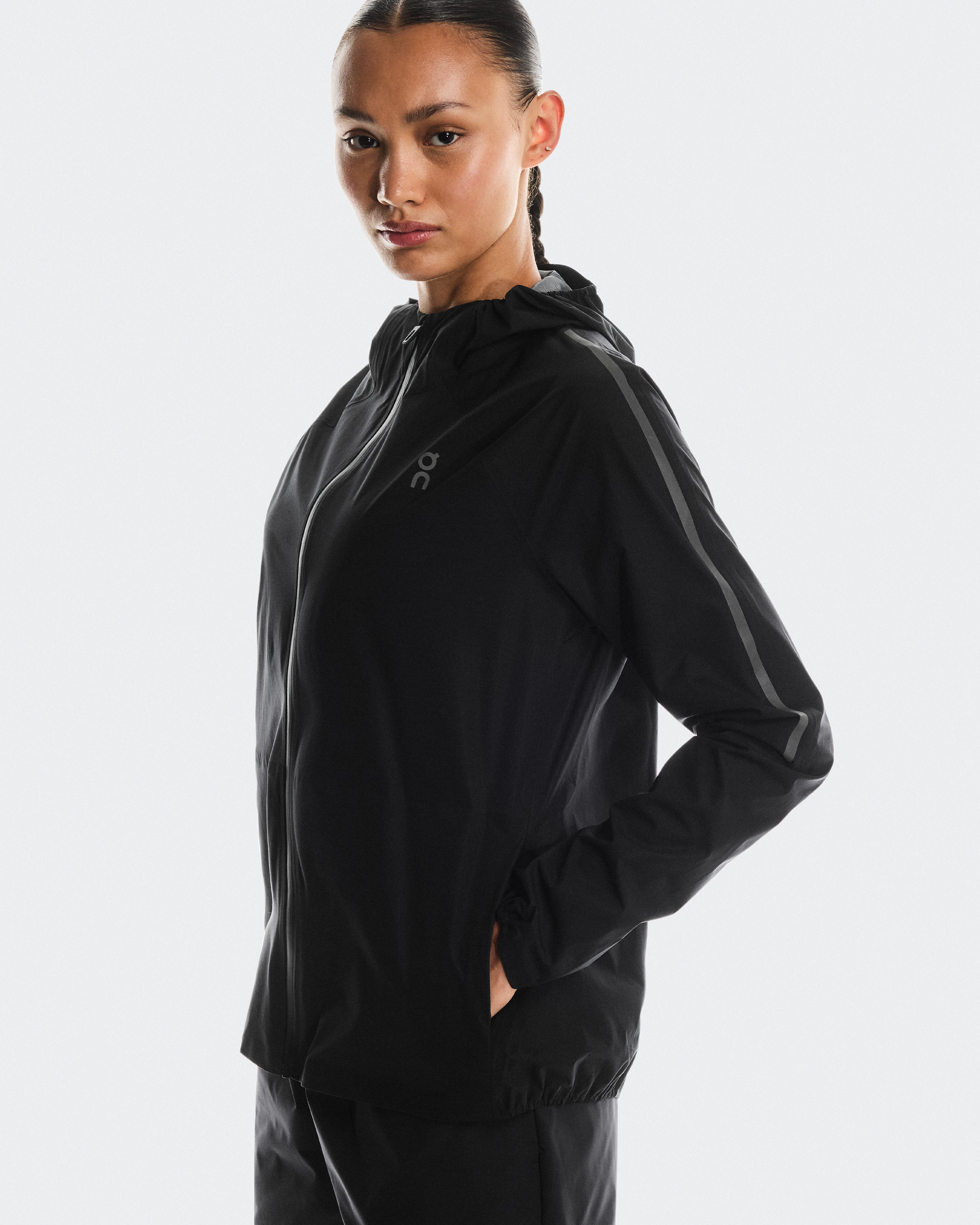 On Performance Jacket Waterproof Black Femme Vestes