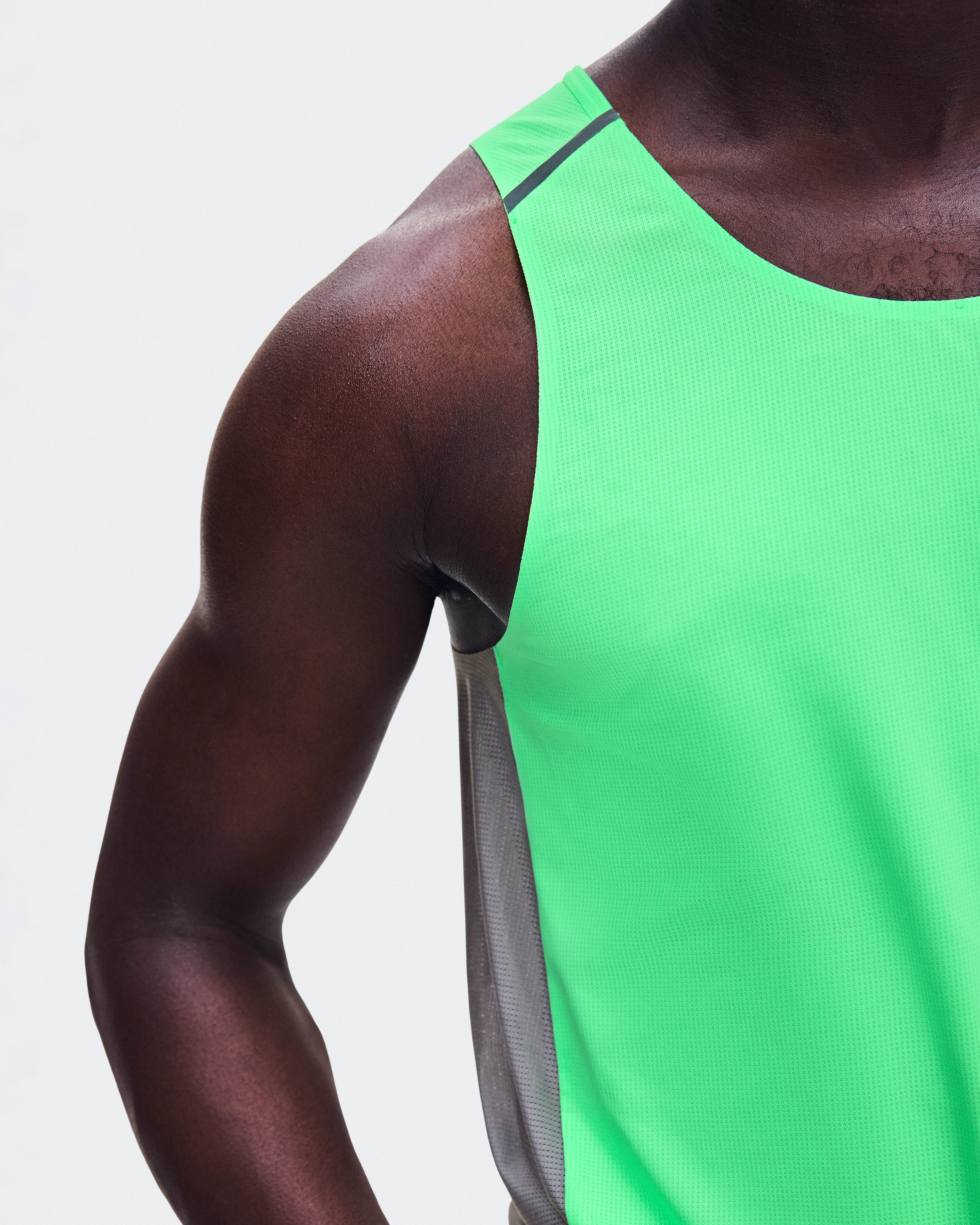 On Performance Tank Verdite & Apollo Homme Hauts et t-shirts