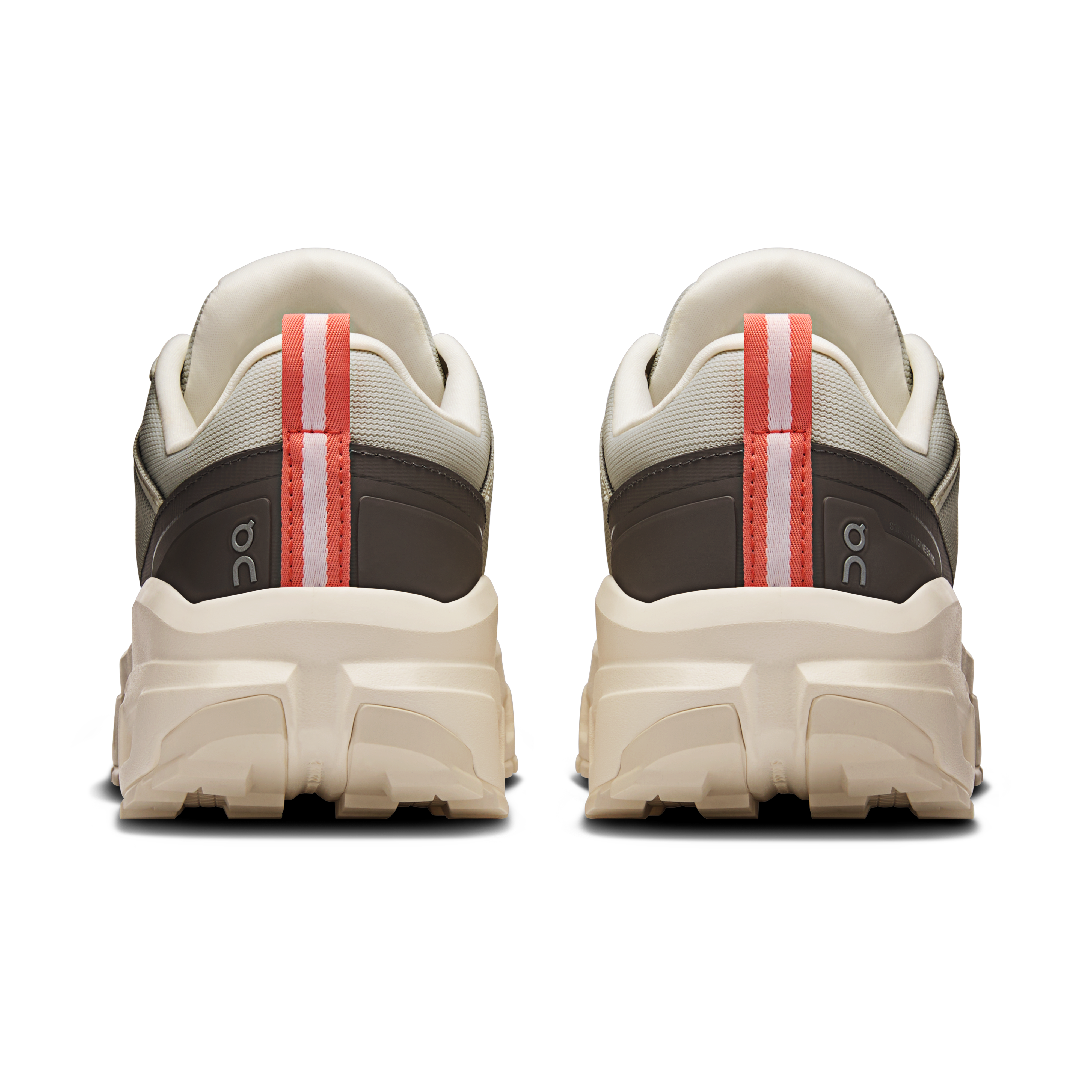 On Cloudrock Low Waterproof Ivory & Ivory Femme Randonnée Chaussures