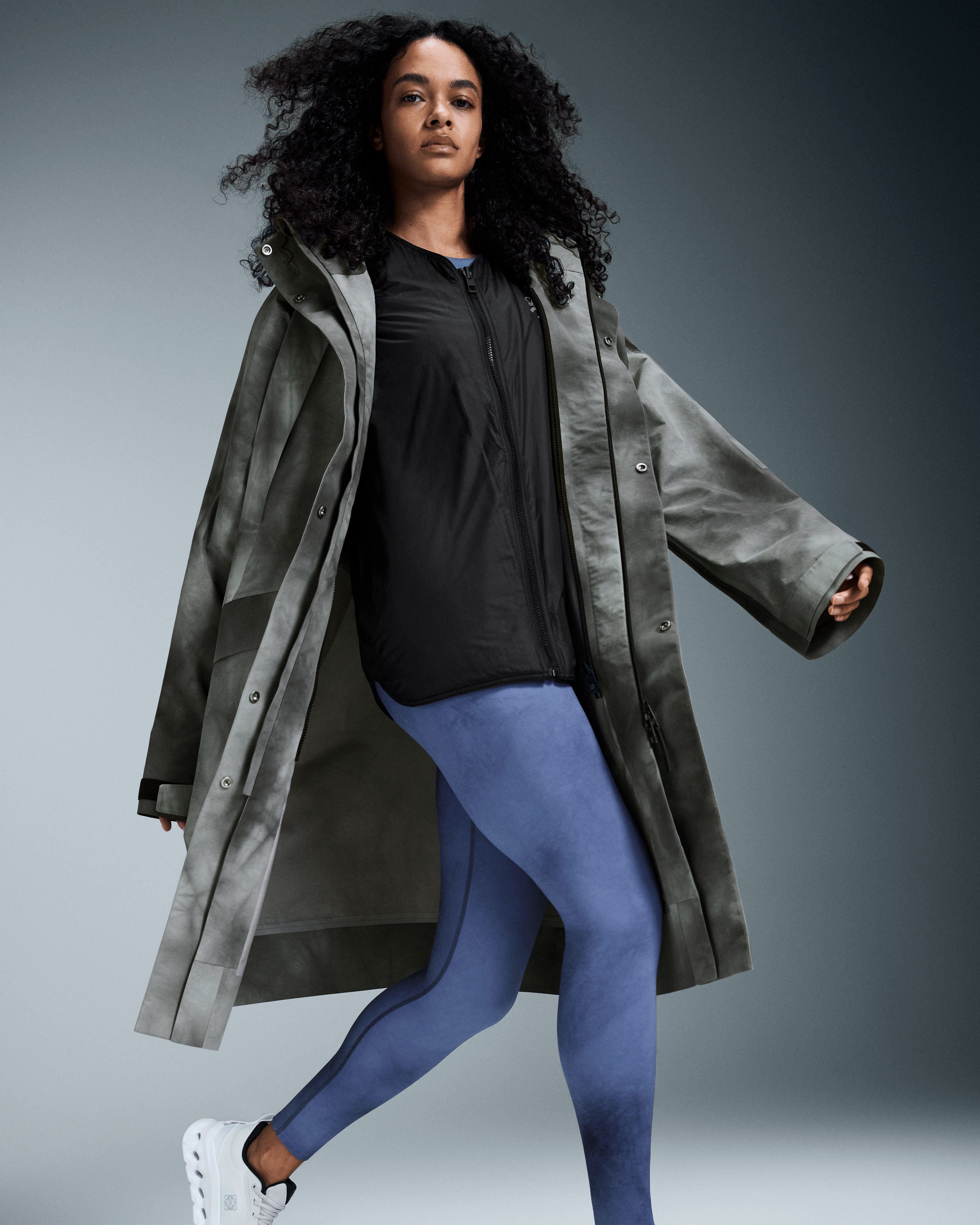 On Parka LOEWE Grey & Multicolor Unisexe Vestes
