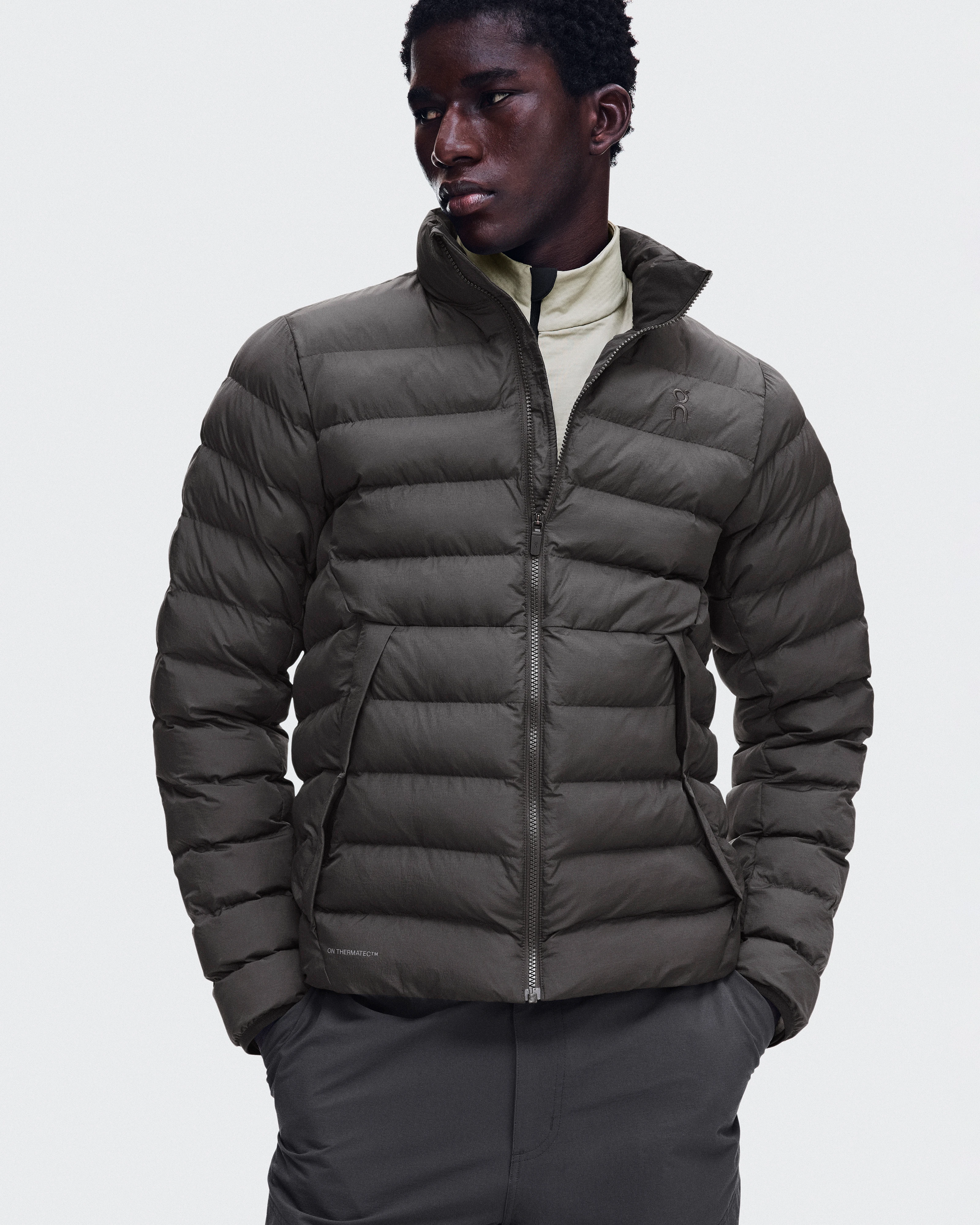 On Ascent Puffer Jacket Espresso Homme Vestes