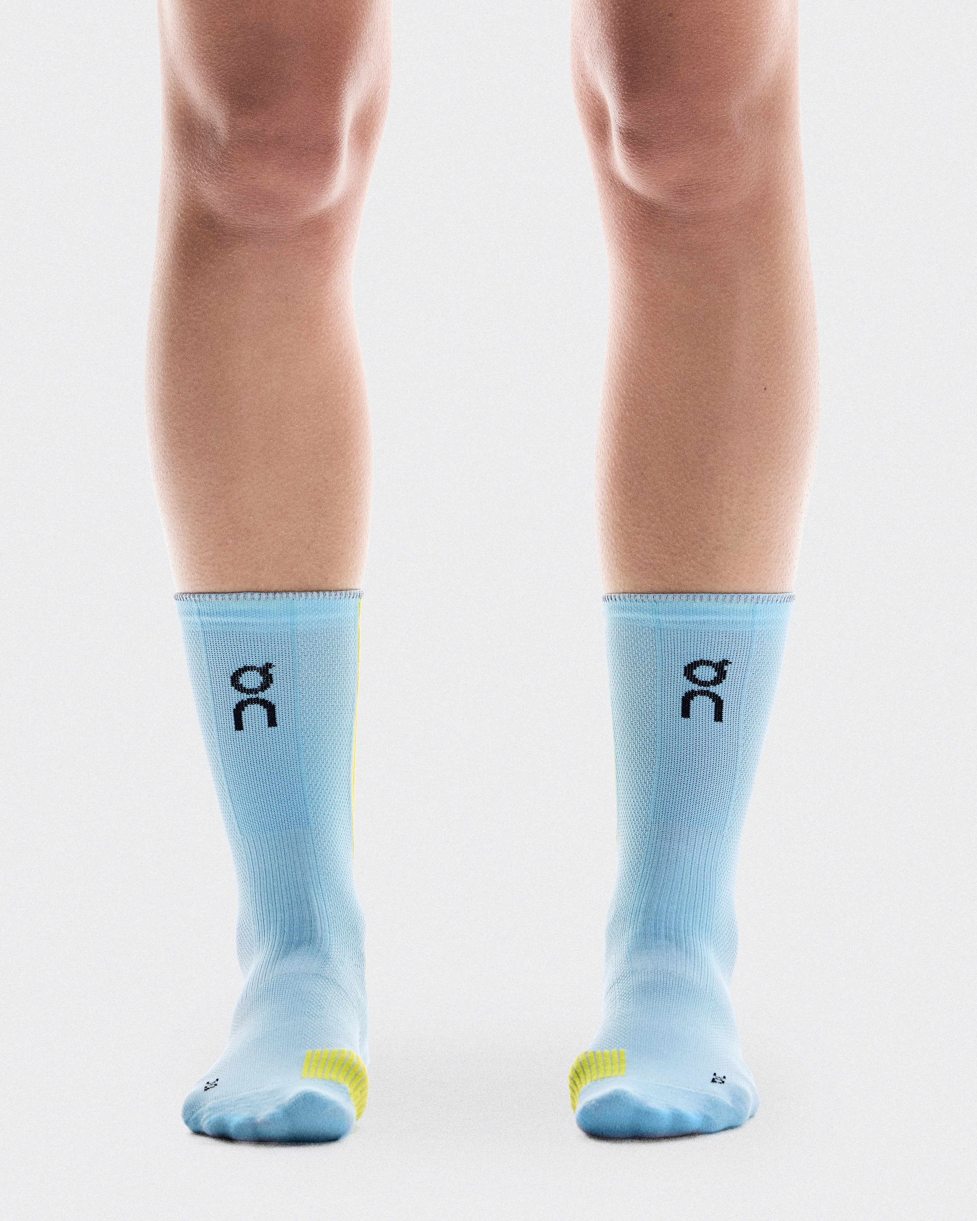 On Performance Run Sock High Wash & Lime Unisexe Chaussettes