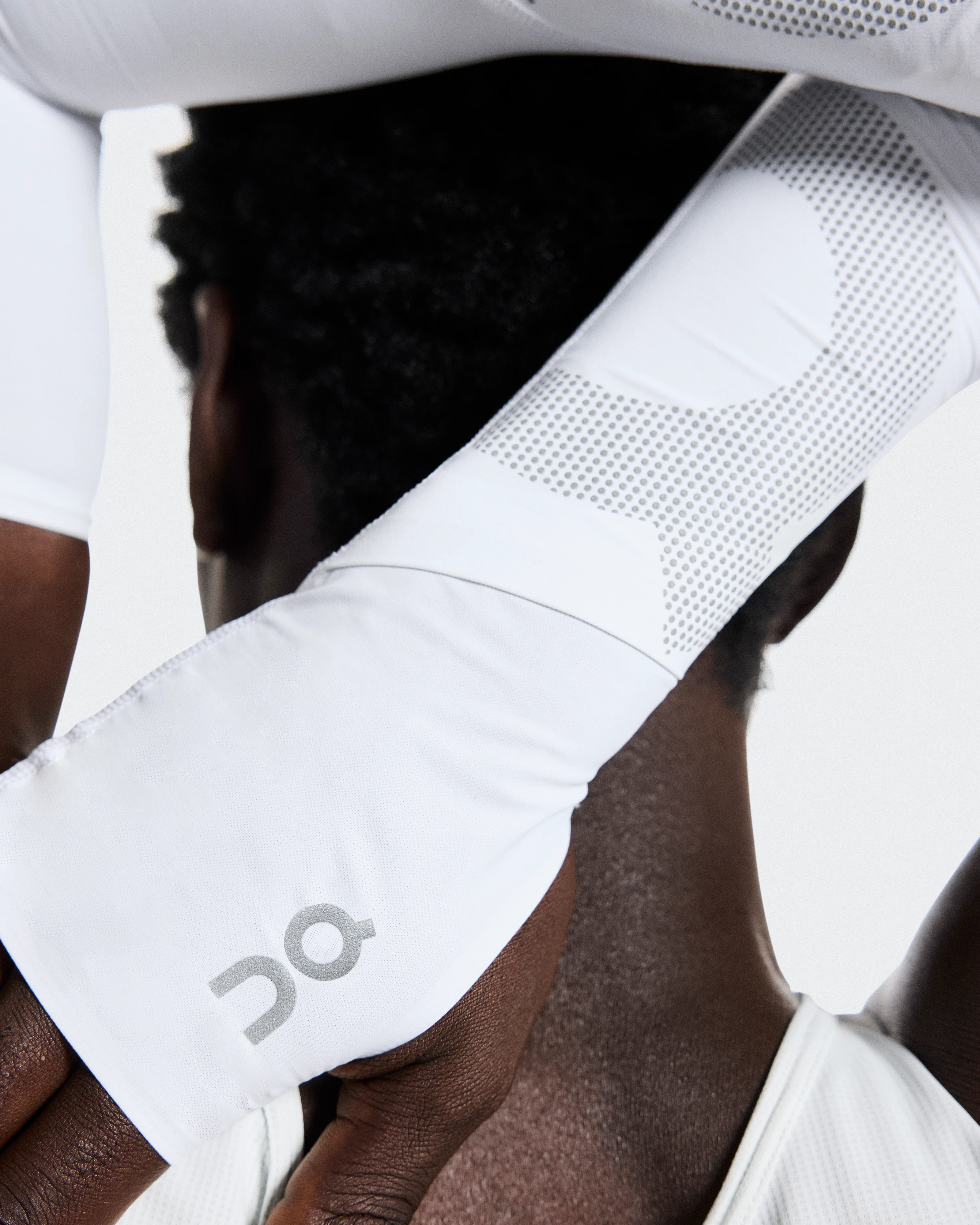 On Solar Arm Sleeves White Unisexe Manches