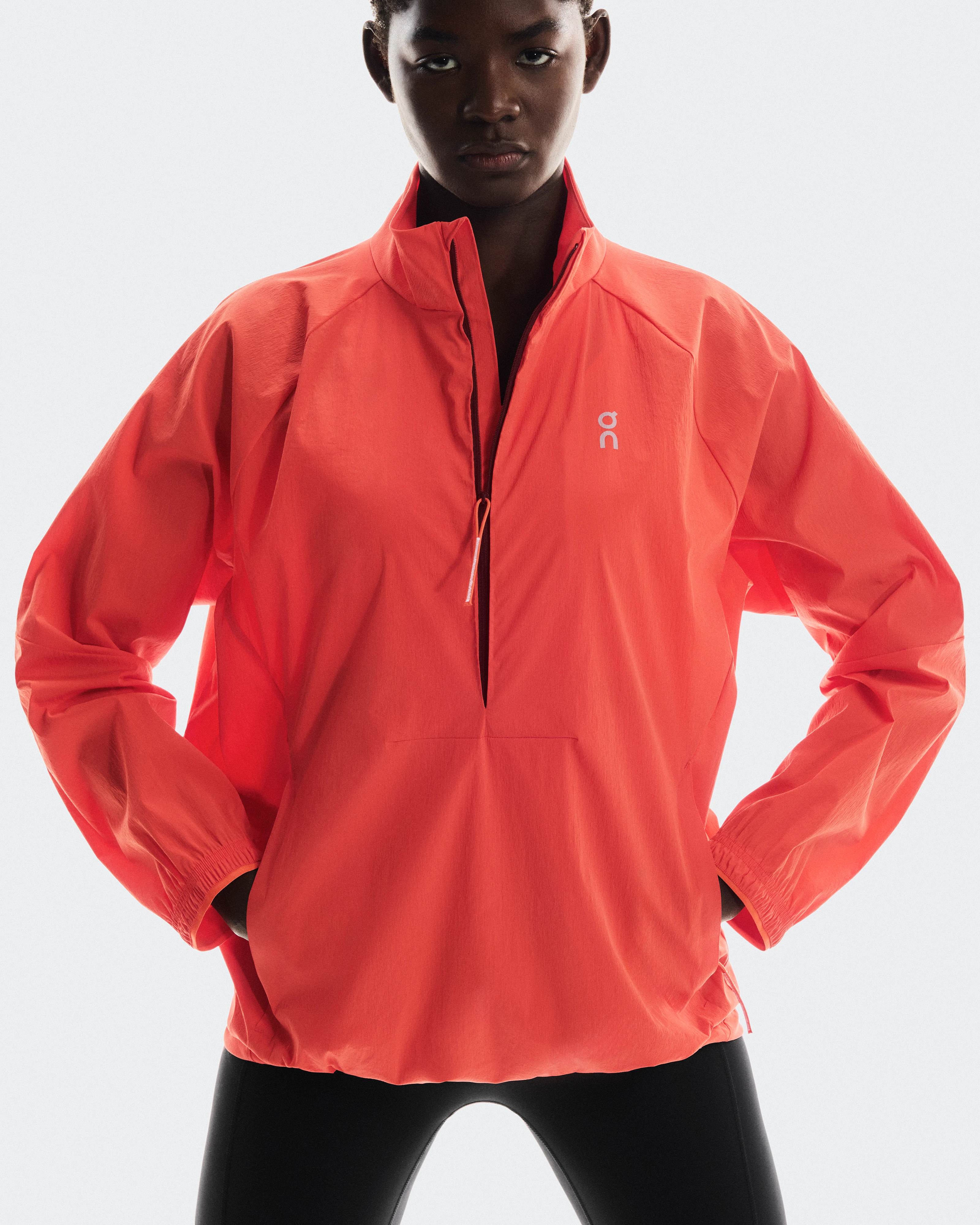On All-Day 1/2 Zip Jacket Coral Femme Vestes