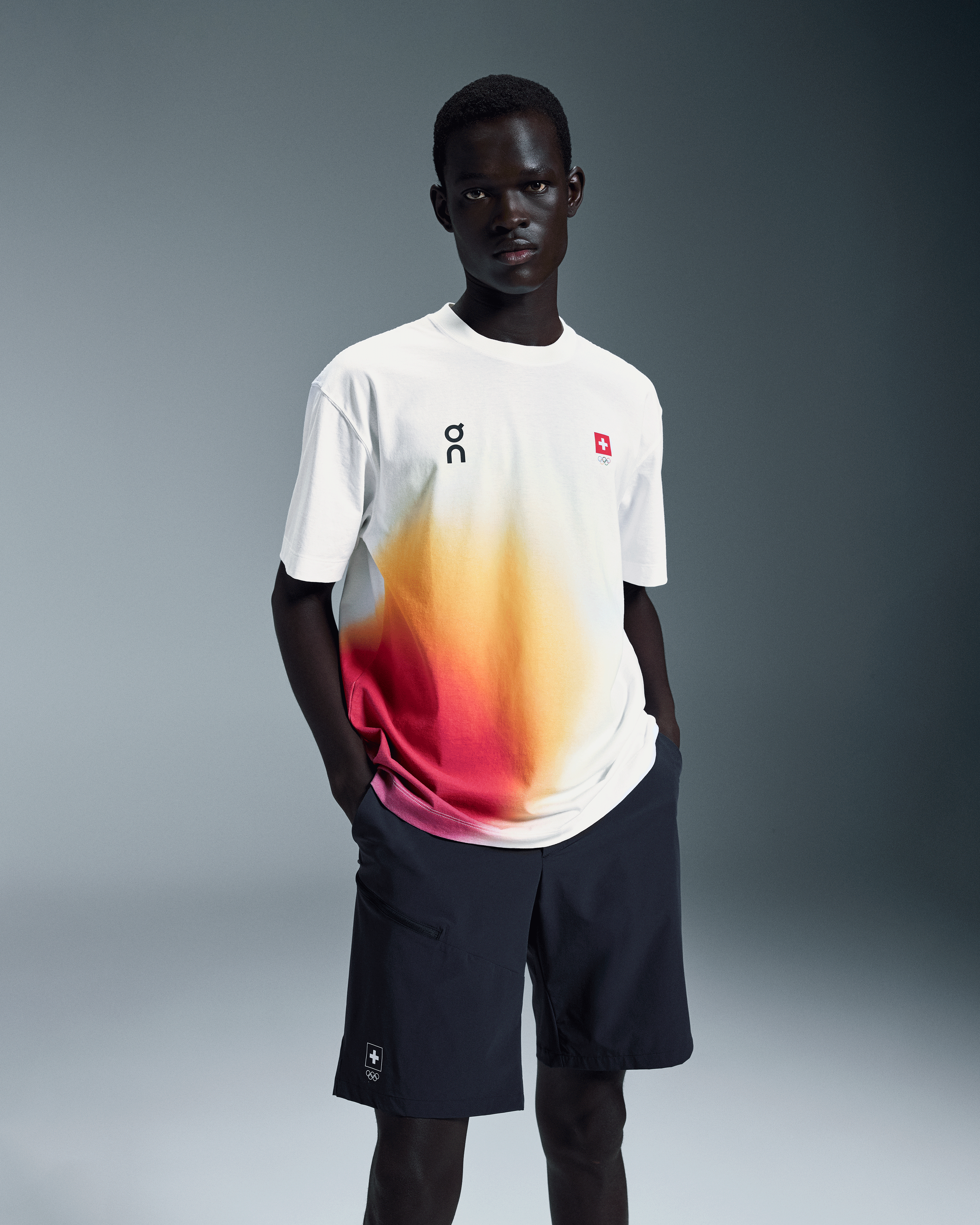 On Swiss Olympic Trek Shorts Ink Homme Shorts