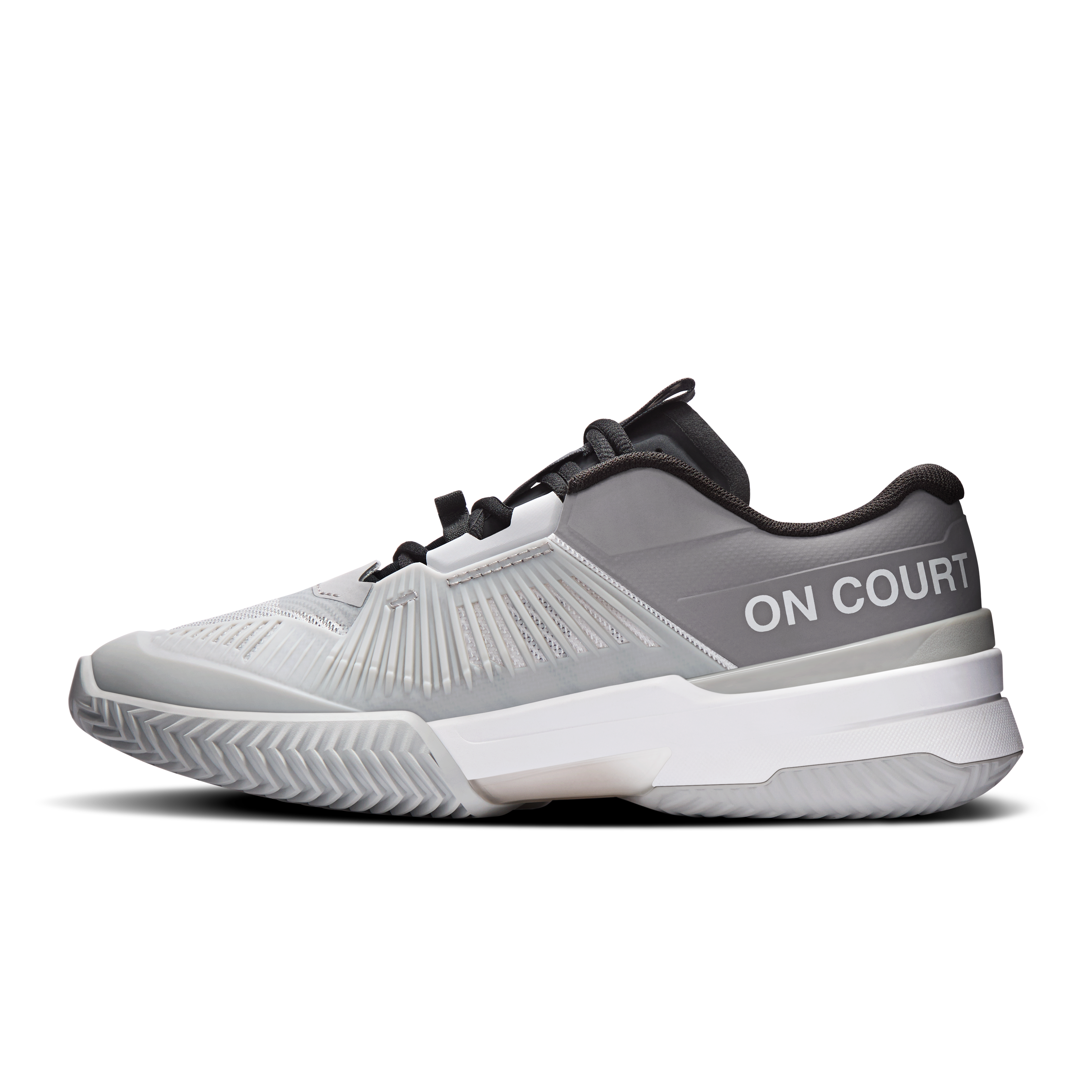 On THE ROGER Pro Fire Clay Glacier & Black Femme Tennis Chaussures
