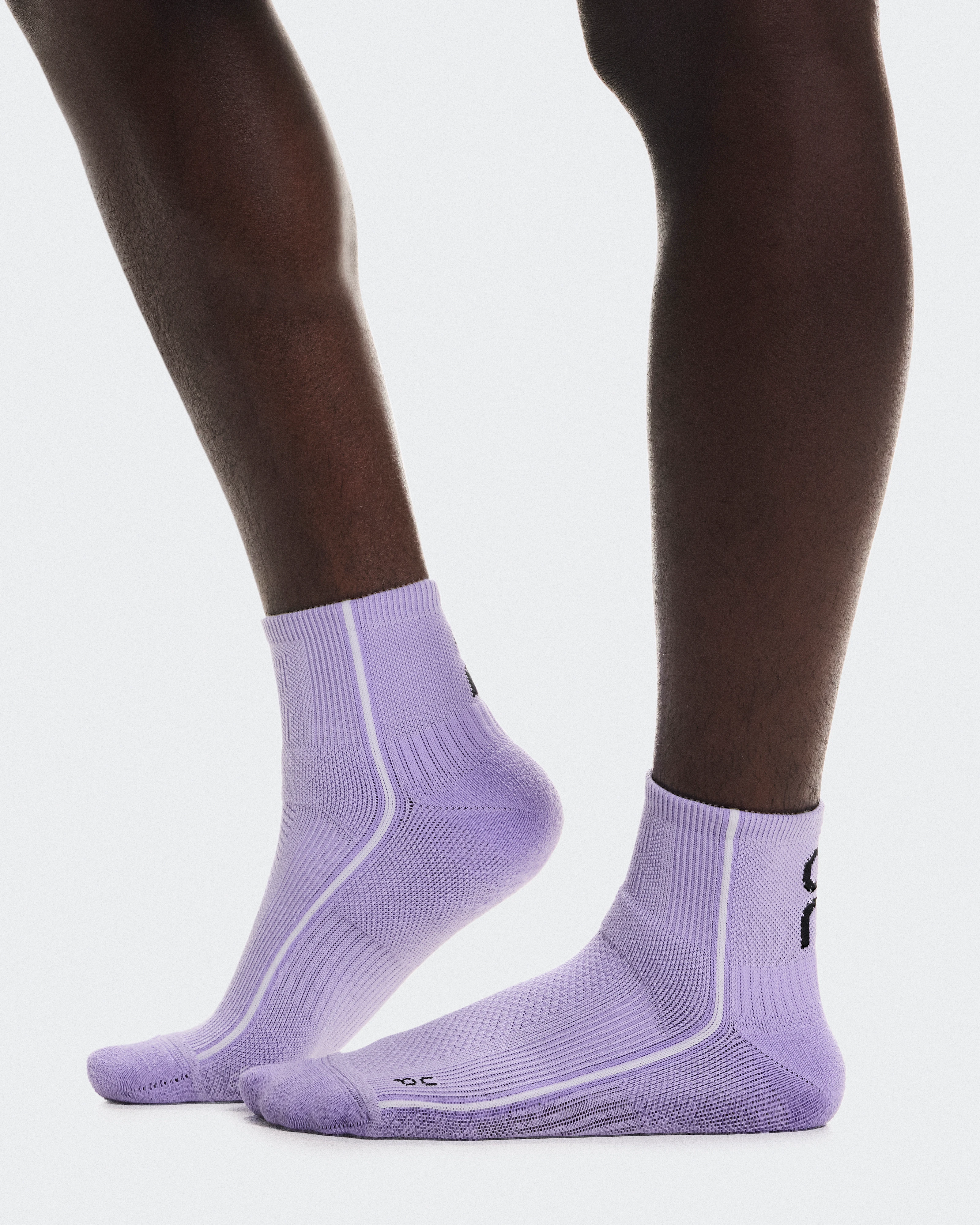 On Court Sock Mid Bloom & Ivory Unisexe Chaussettes