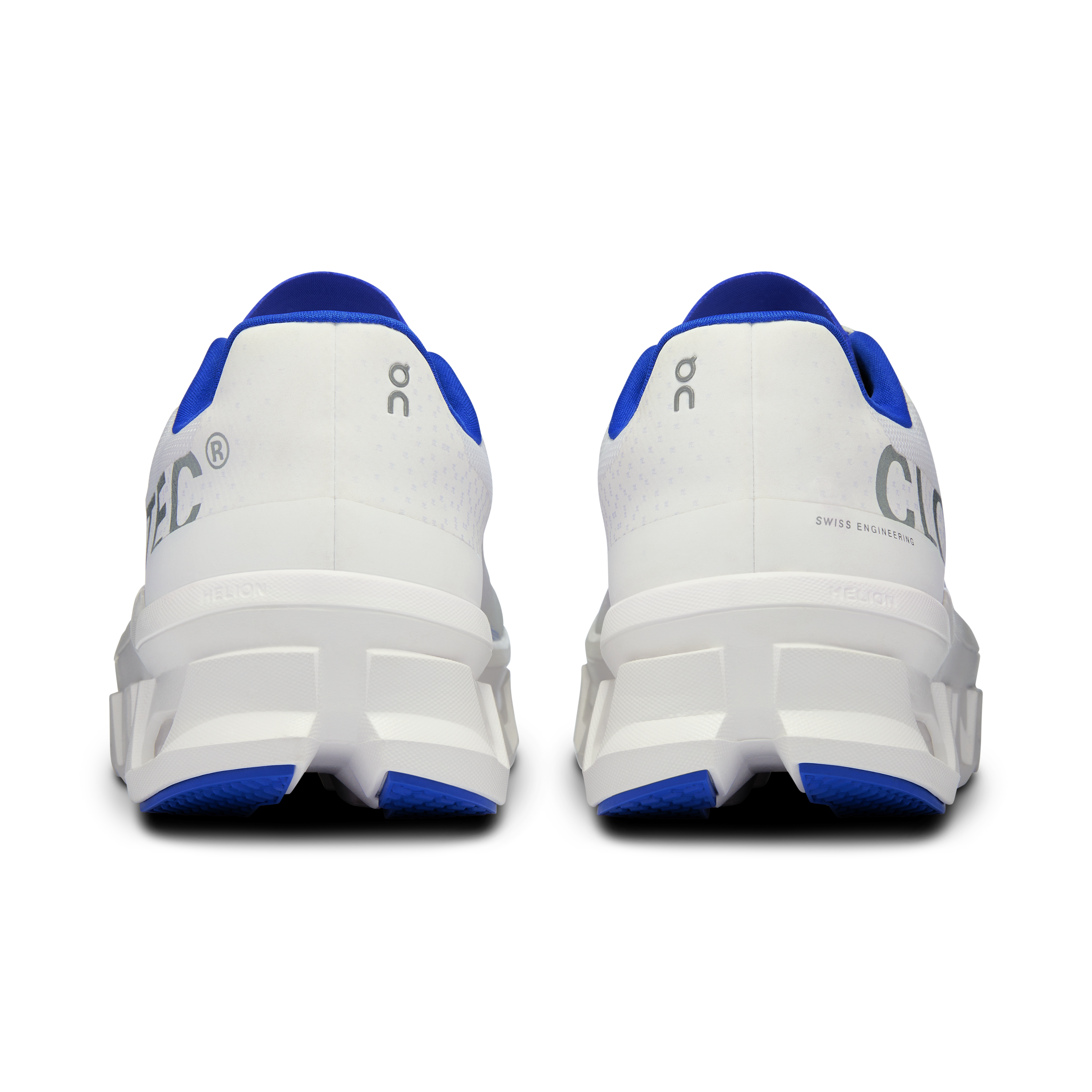 On Cloudmonster LNY White & Indigo Femme Running sur route Chaussures