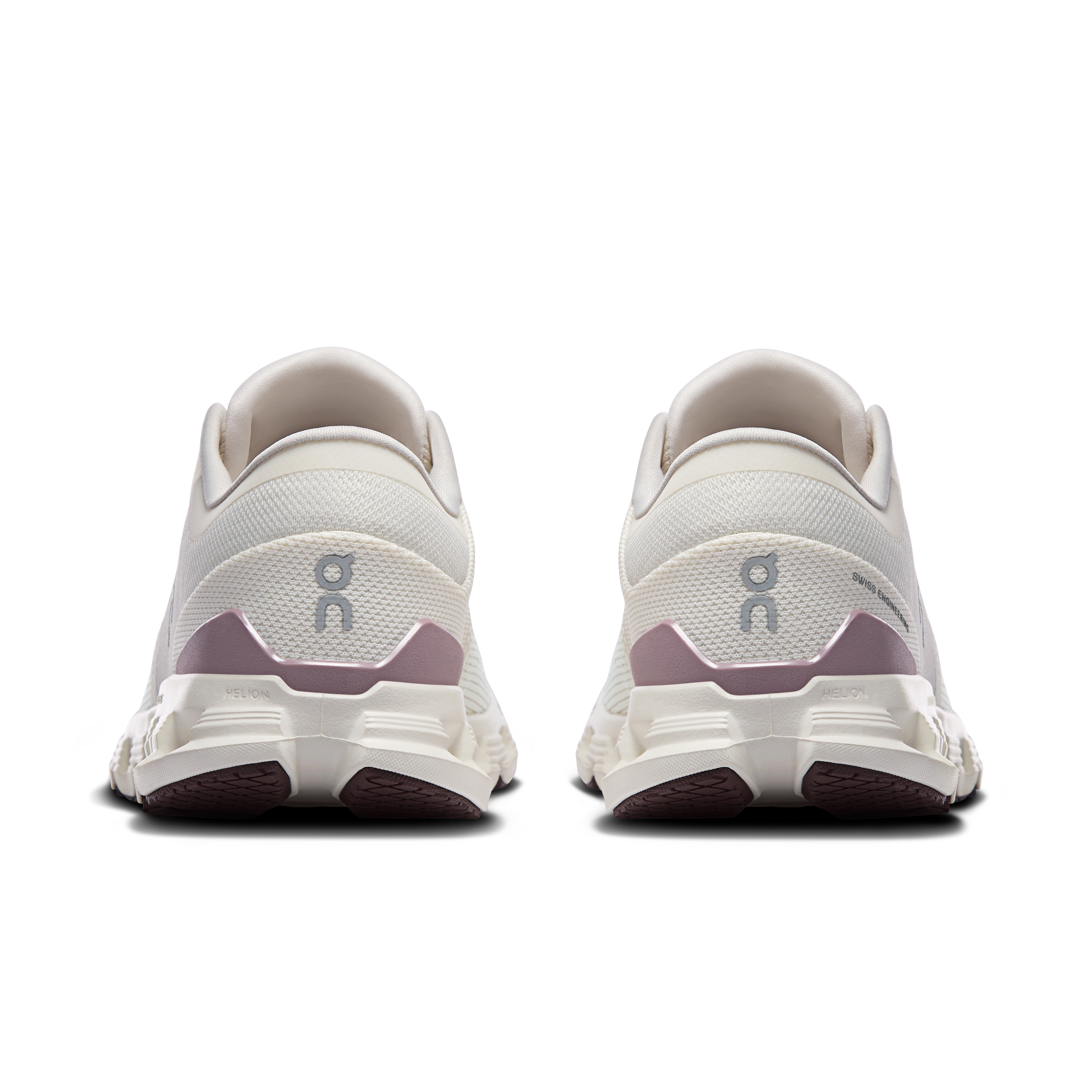 On Cloud X 4 Ivory & Heron Femme training_shoes Chaussures