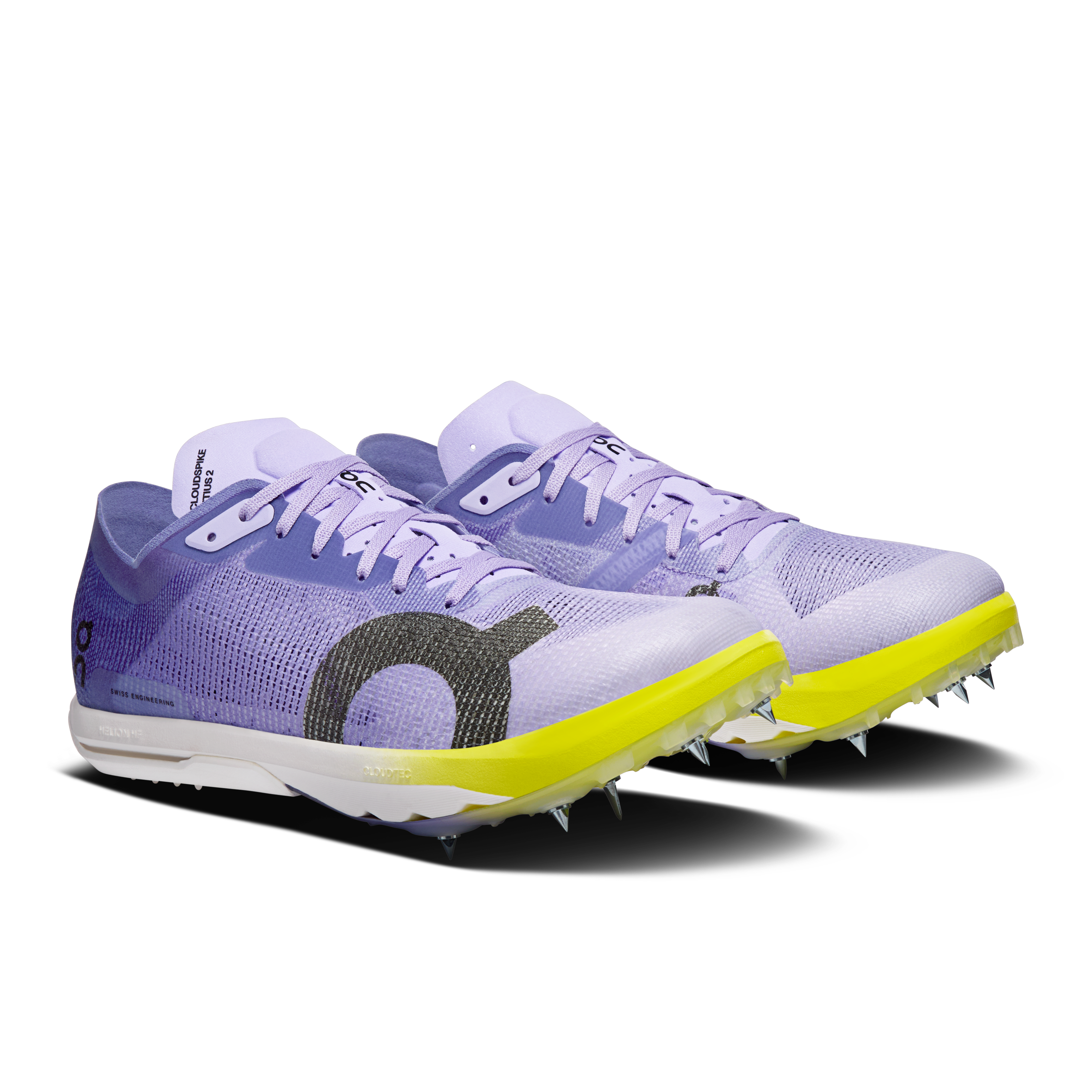 On Cloudspike Citius 2 Bloom & Lime Femme Athlétisme Chaussures
