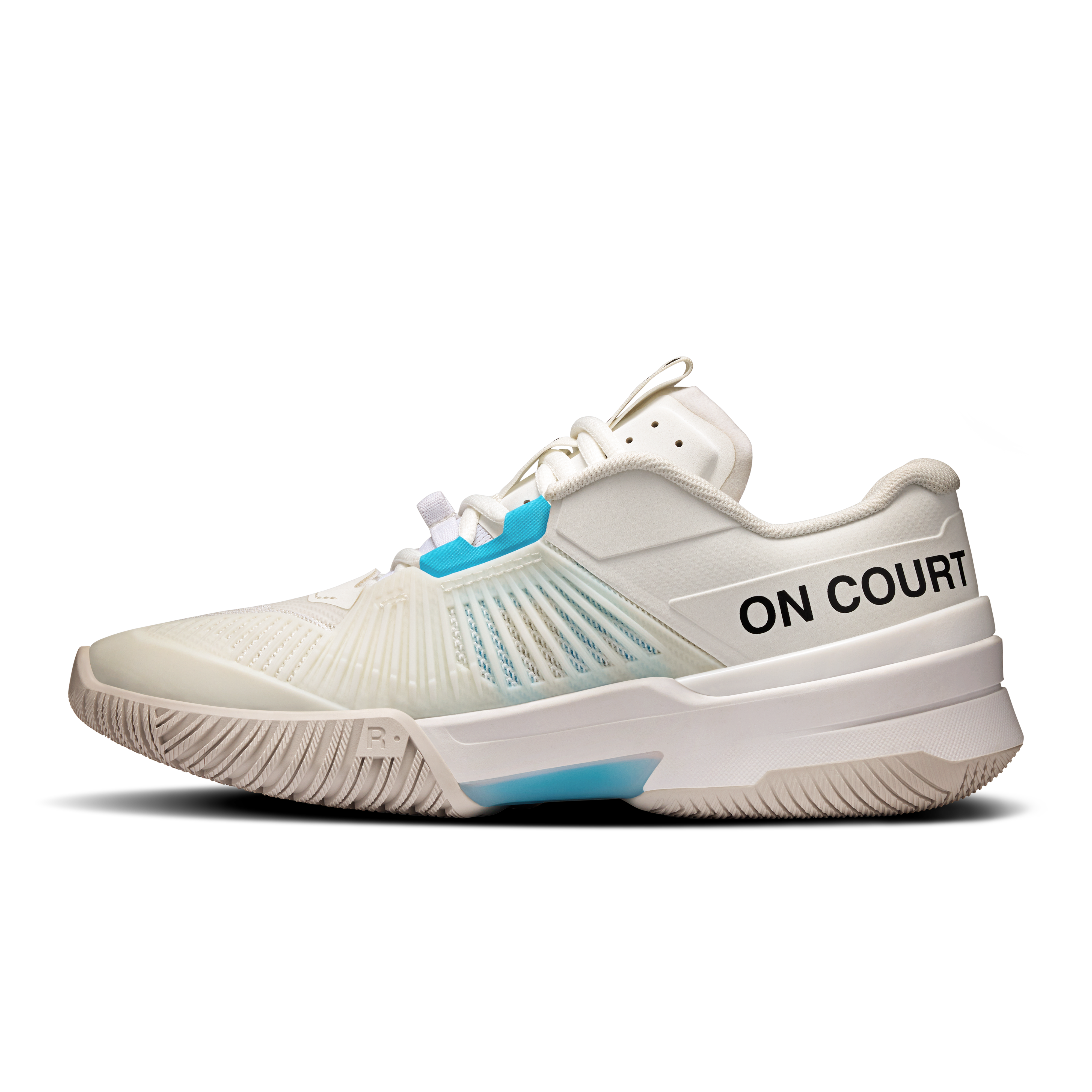 On THE ROGER Pro Fire White & Pink Femme Tennis Chaussures