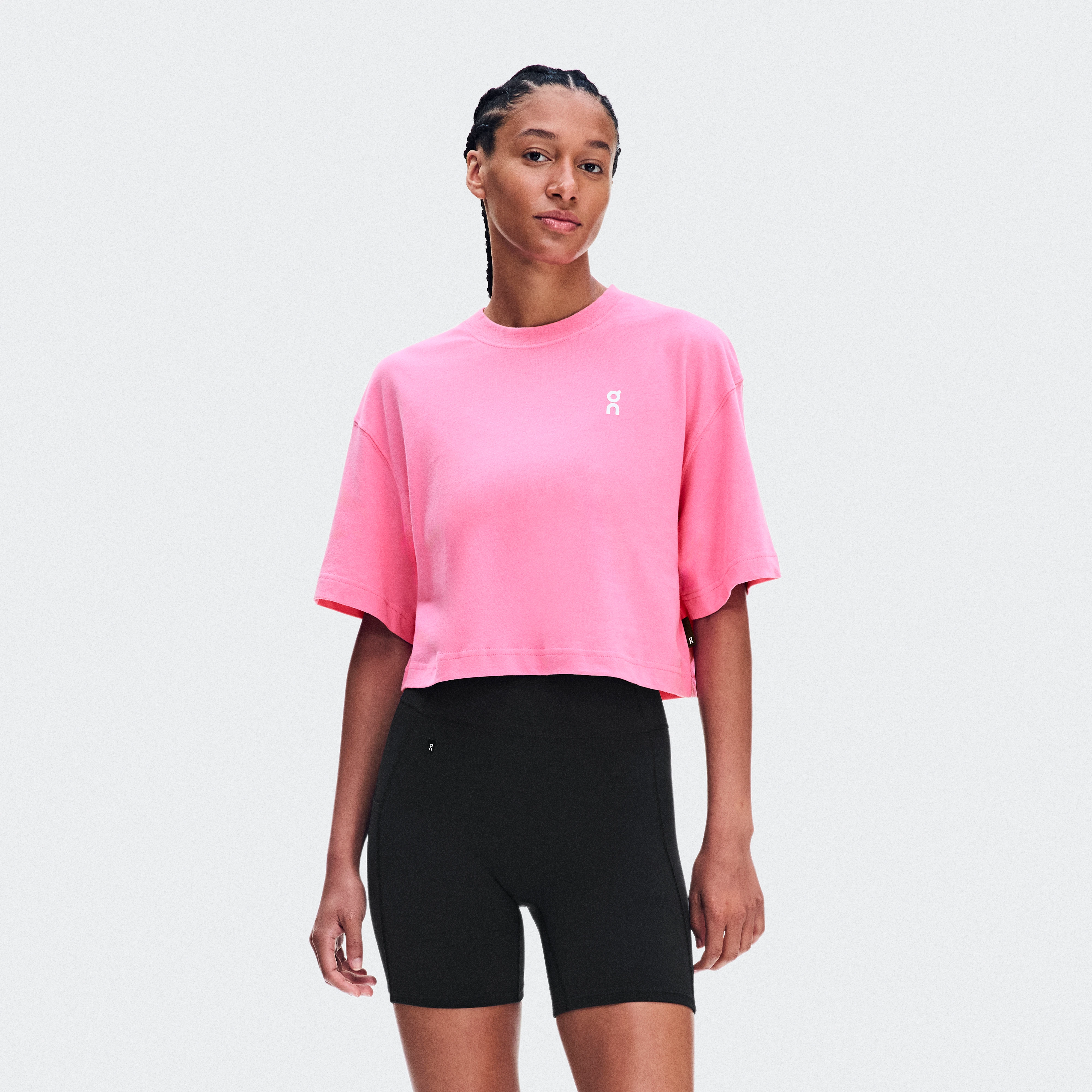 On Club Boxy-T Bubblegum Femme – Quotidien, récupération, voyage Hauts et t-shirts