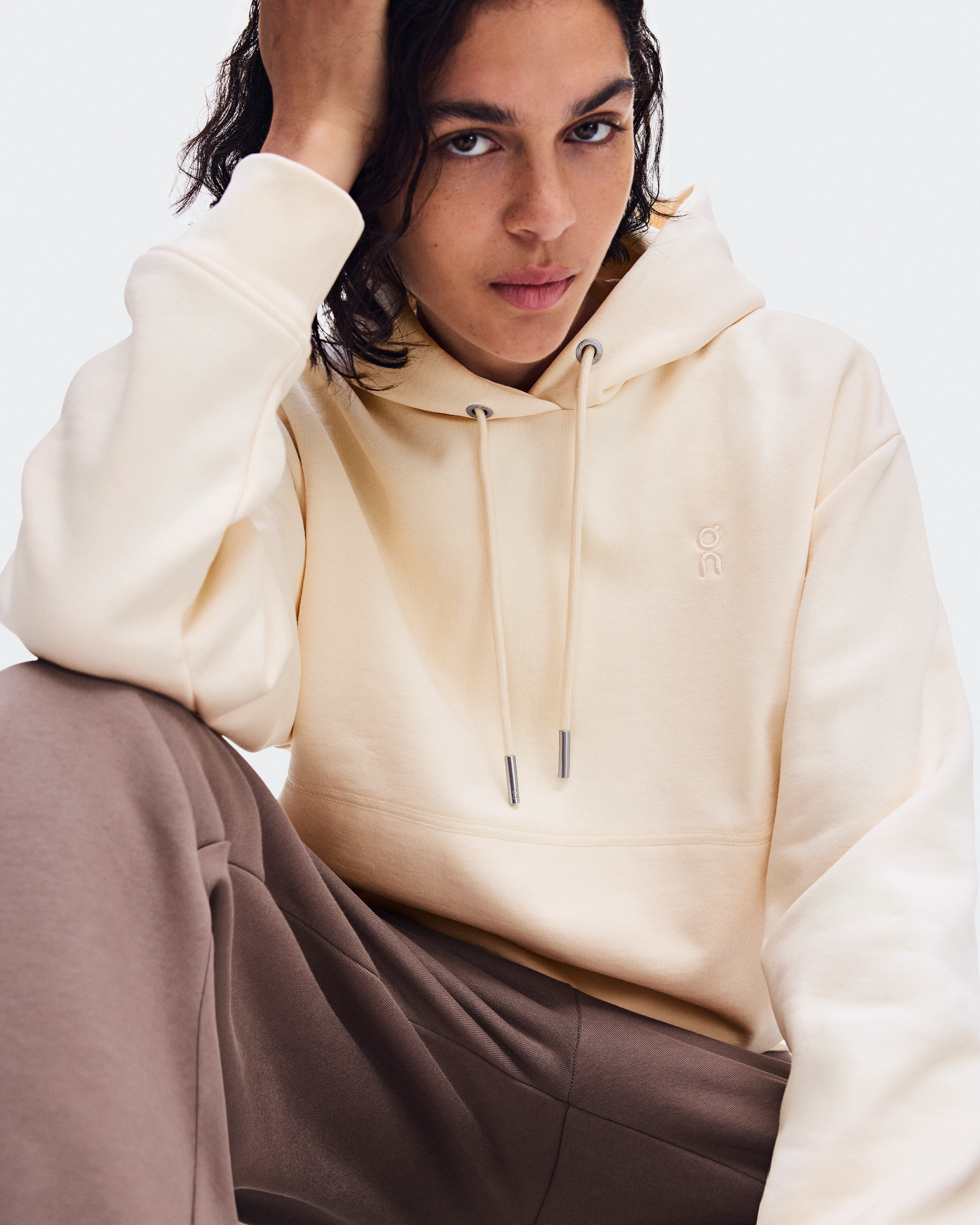 On Club Collective Hoodie Chantilly Femme Sweats à capuche et sweats