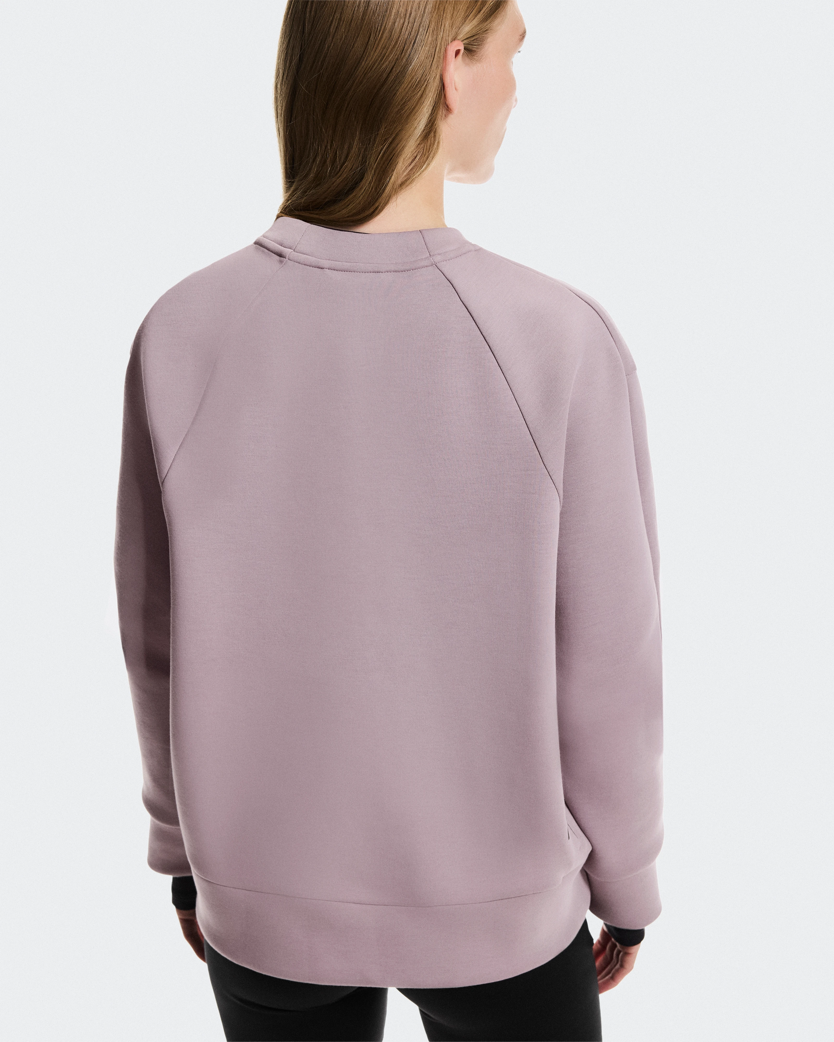 On Focus Tech Crew Heron Femme Sweats à capuche et sweats