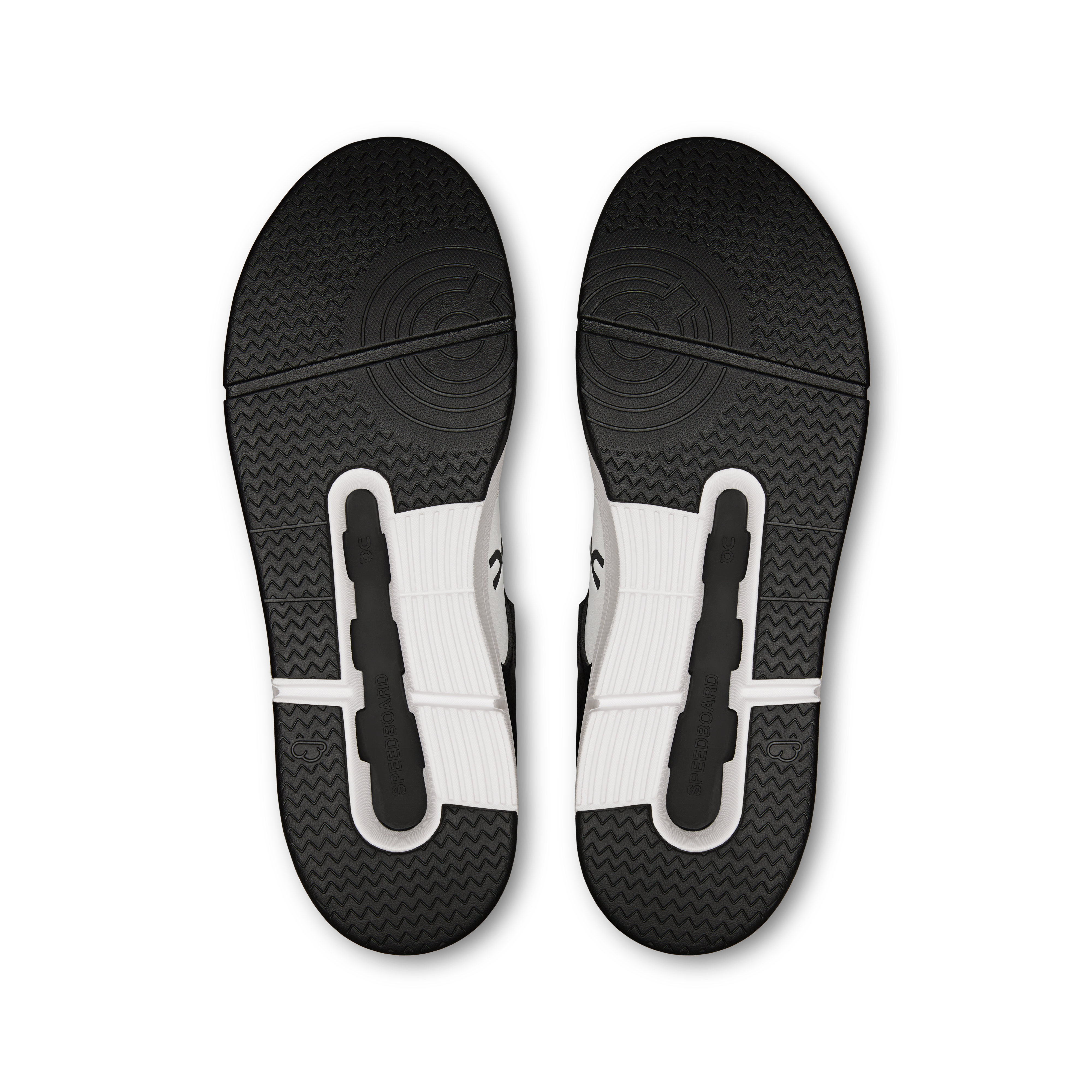 On THE ROGER Clubhouse White & Black Homme Tennis Chaussures