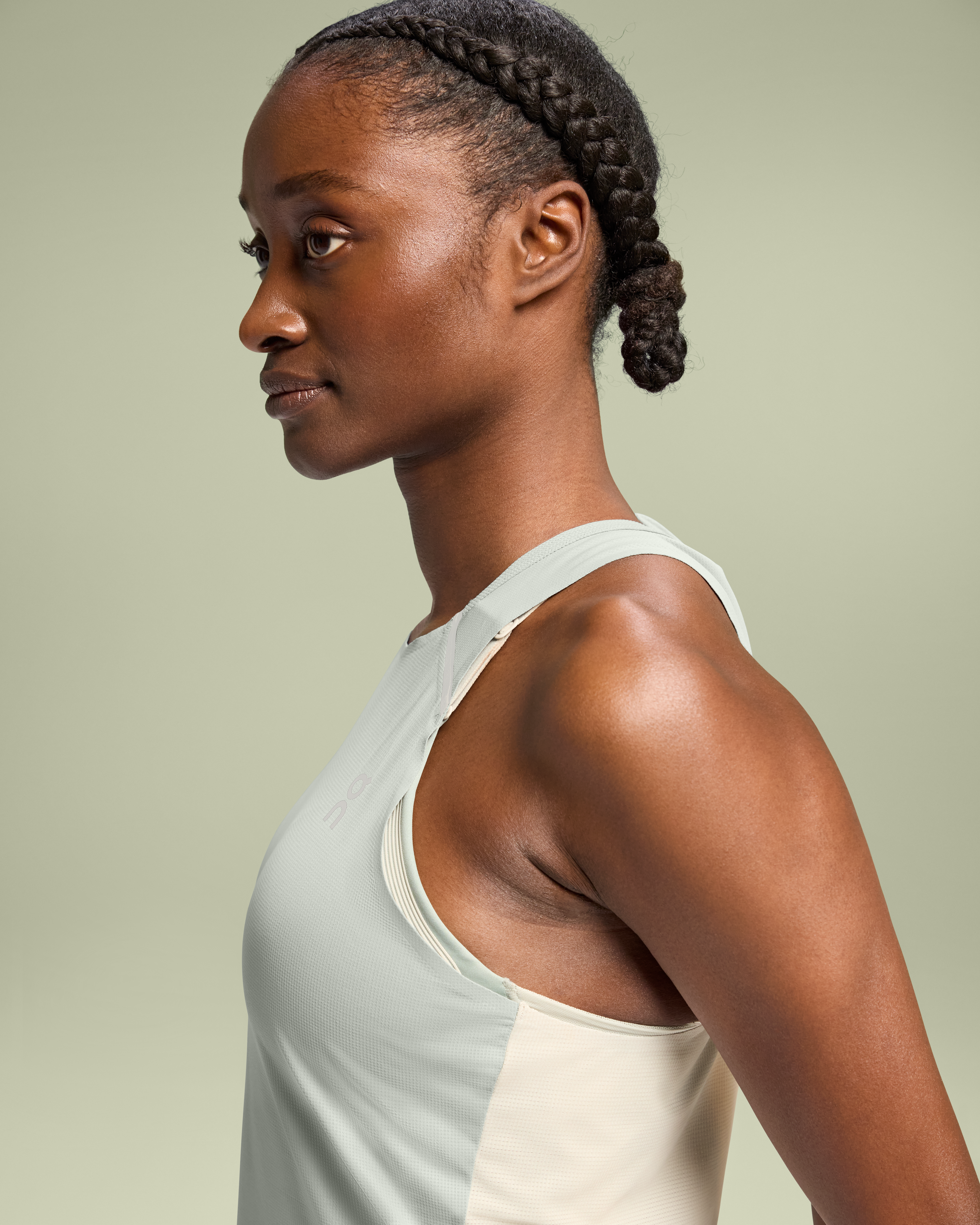On Performance Tank Cobble & Glacier Femme Hauts et t-shirts