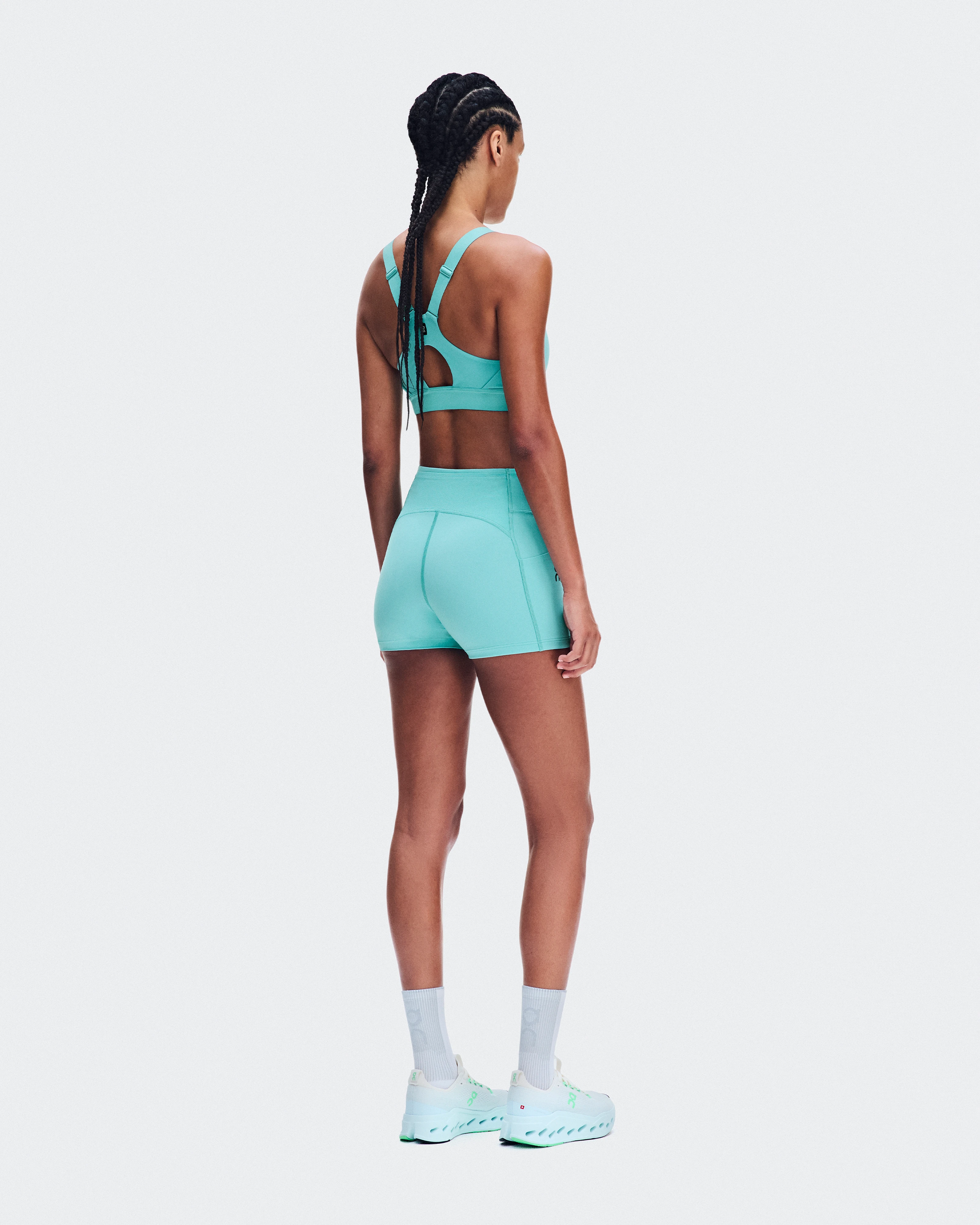 On 3" Performance Tights Aquamarine Femme Leggings
