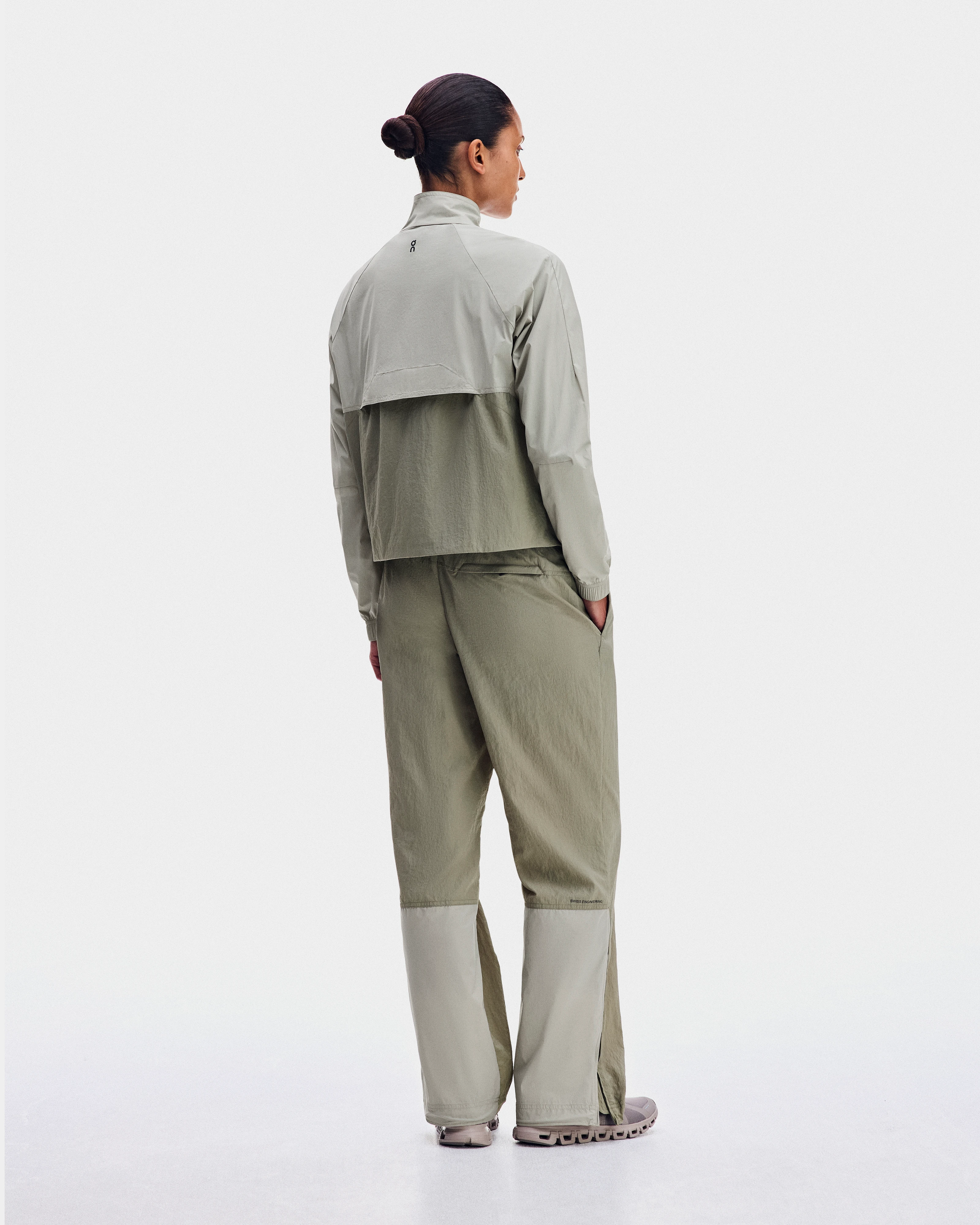On All-Day Track Jacket Vetiver & Brume Femme Athlétisme