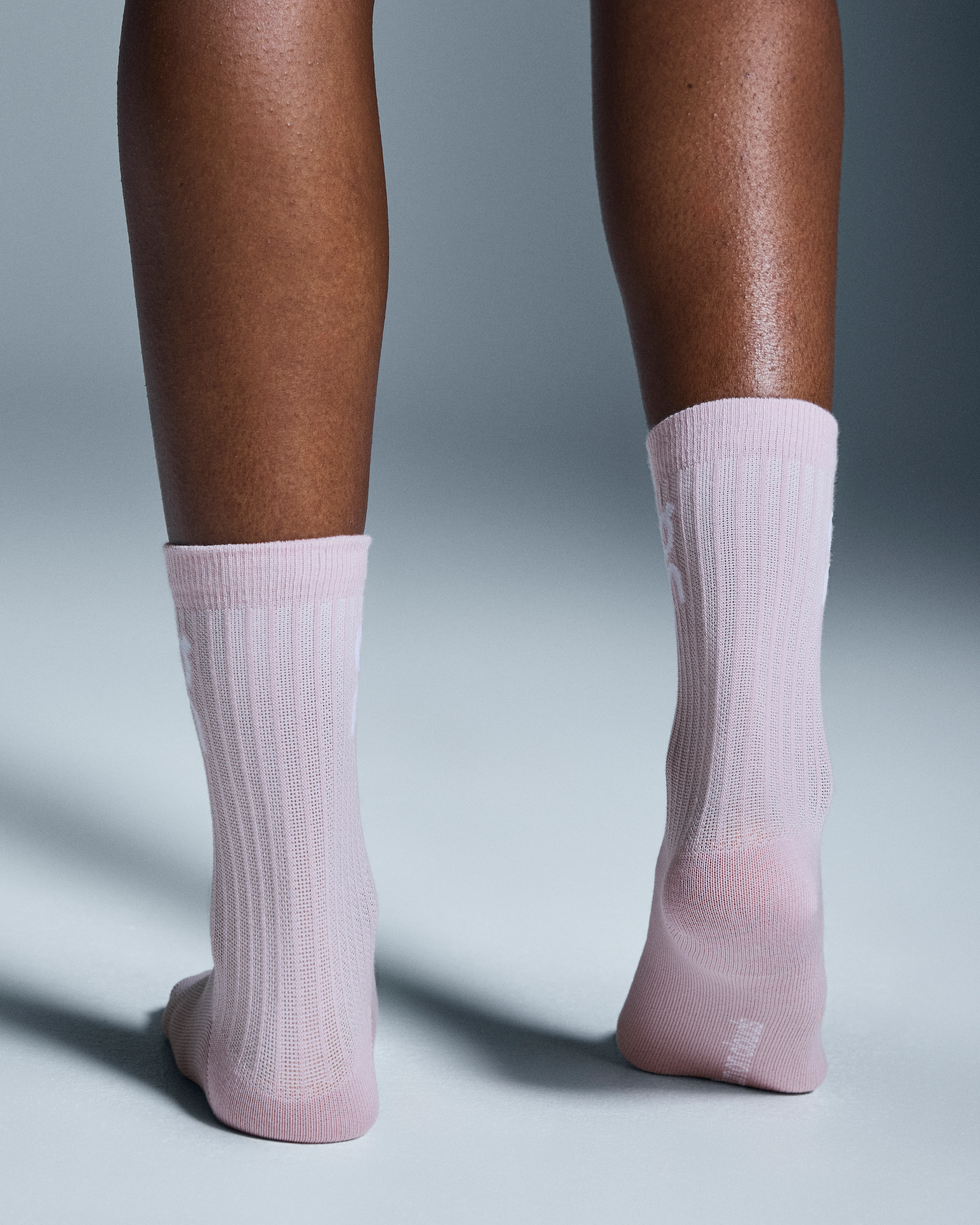 On Logo Sock High 3P Mauve & Raspberry Unisexe Chaussettes