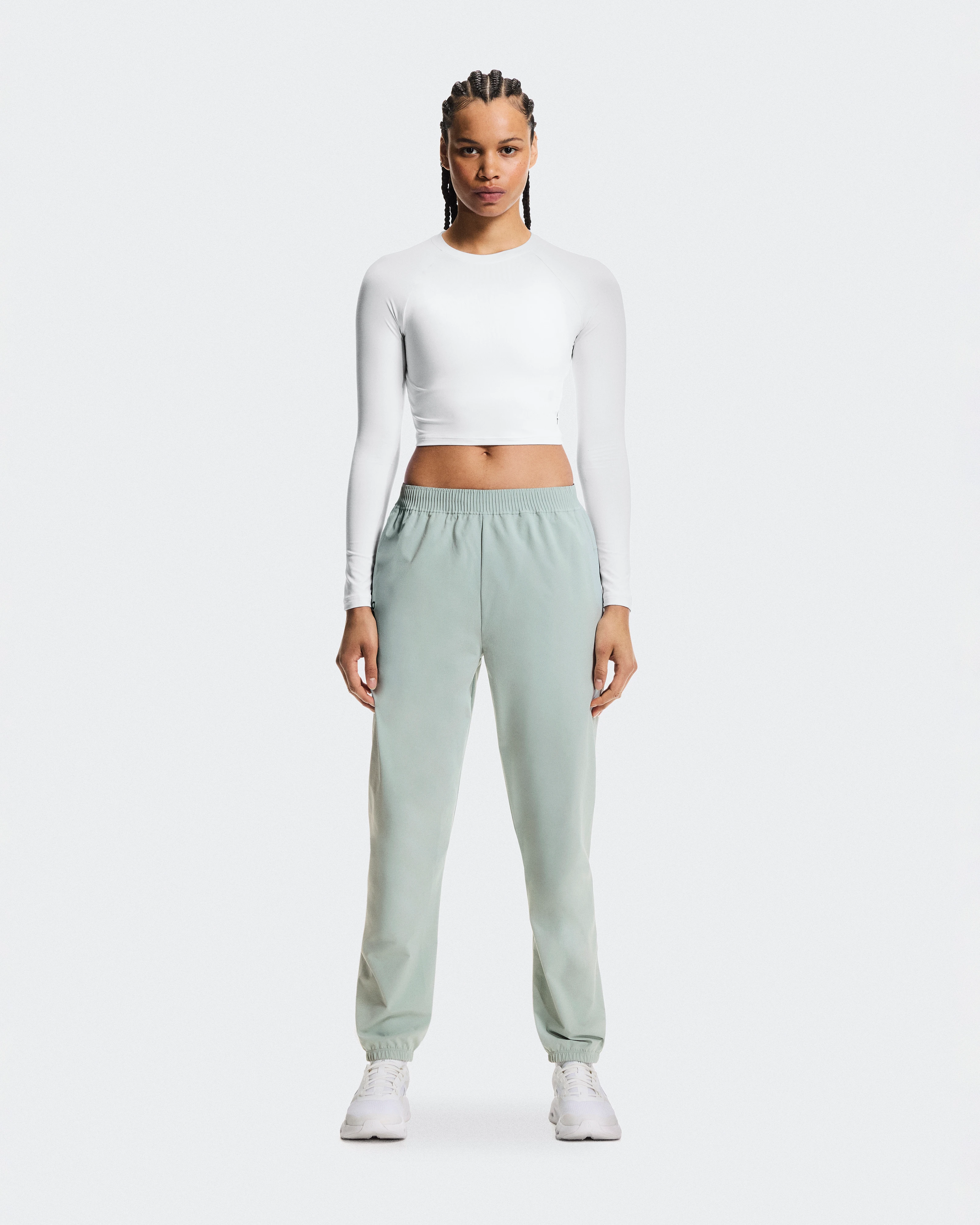 On Focus Pants Mineral Femme Pantalons
