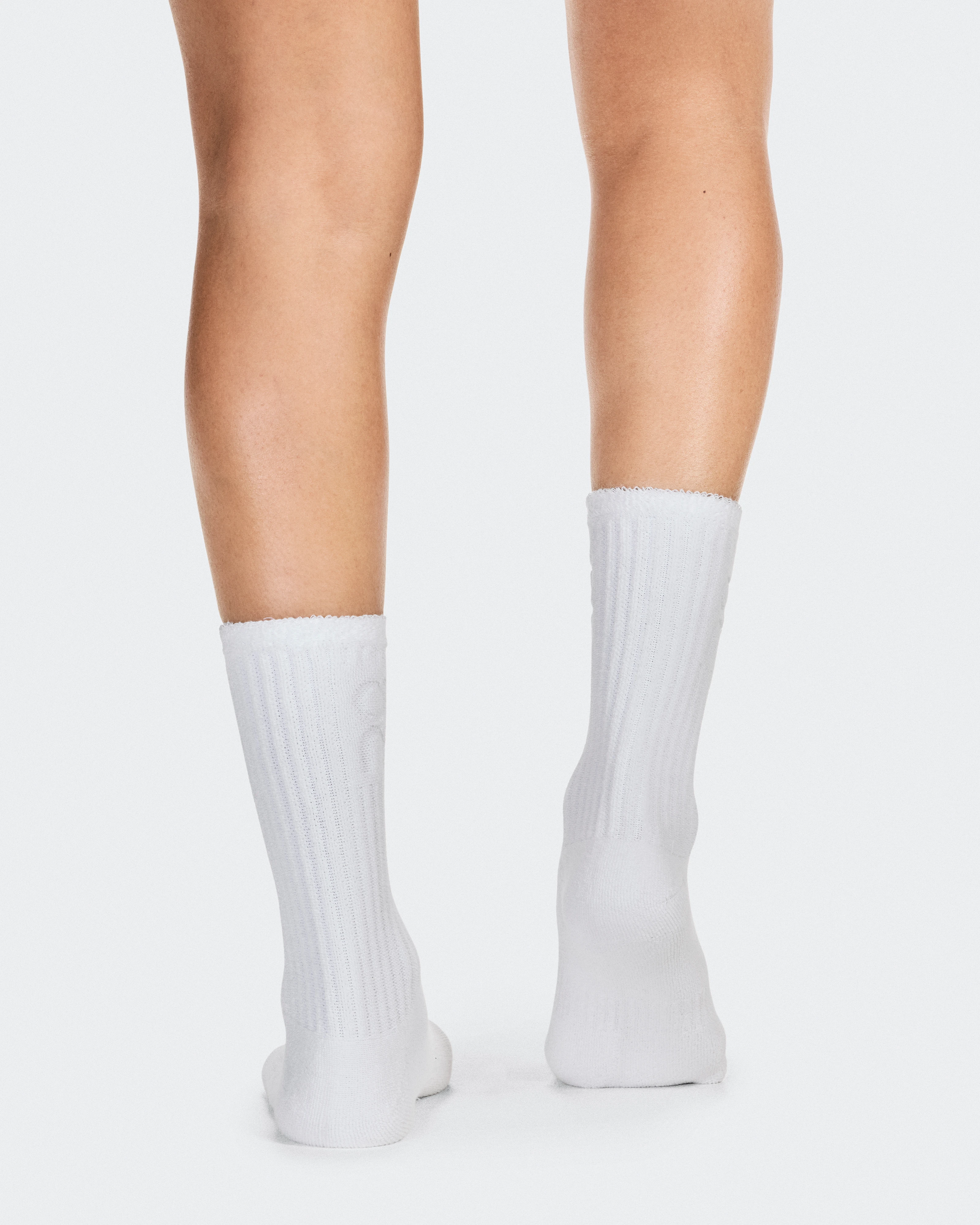 On Terry Sock High White Unisexe Chaussettes