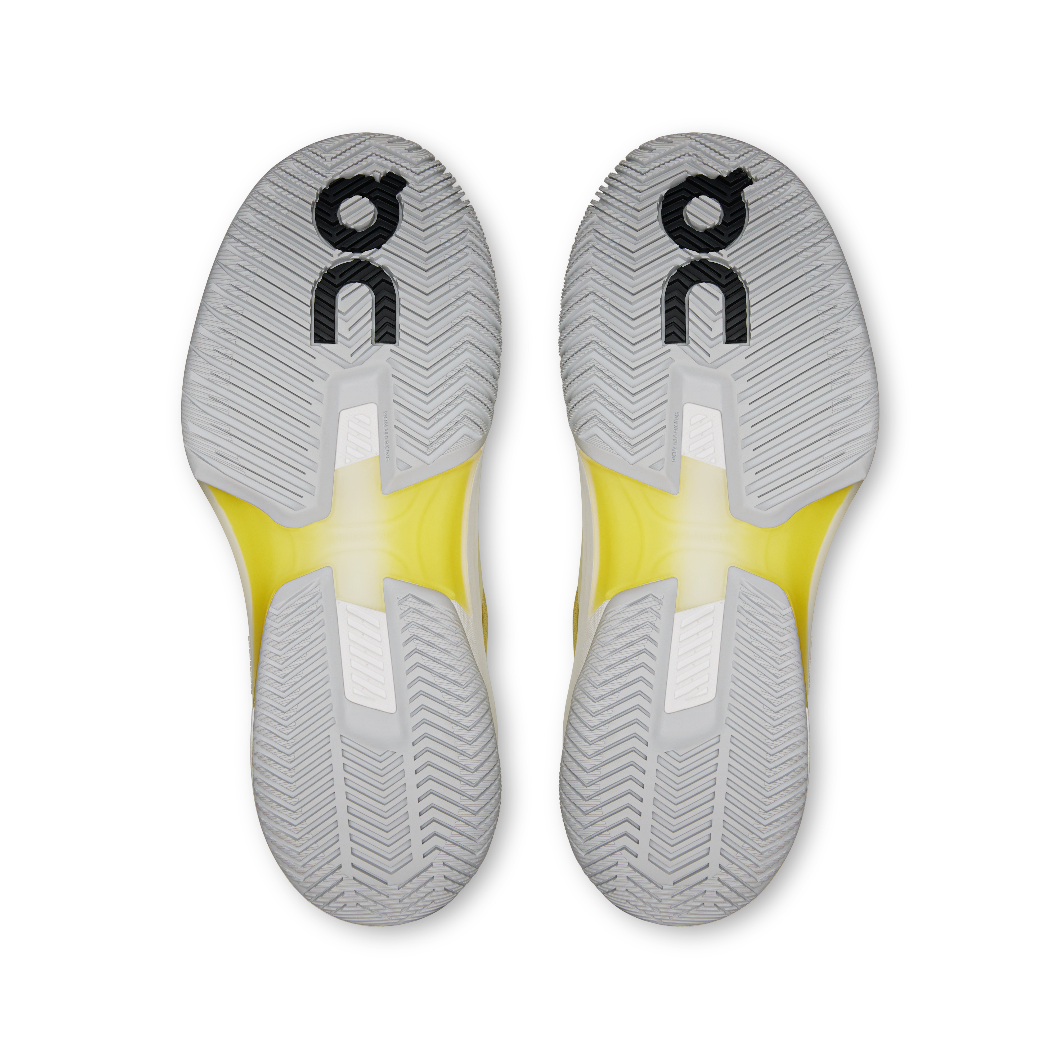 On THE ROGER Pro Fire Linen & Lime Femme Tennis Chaussures