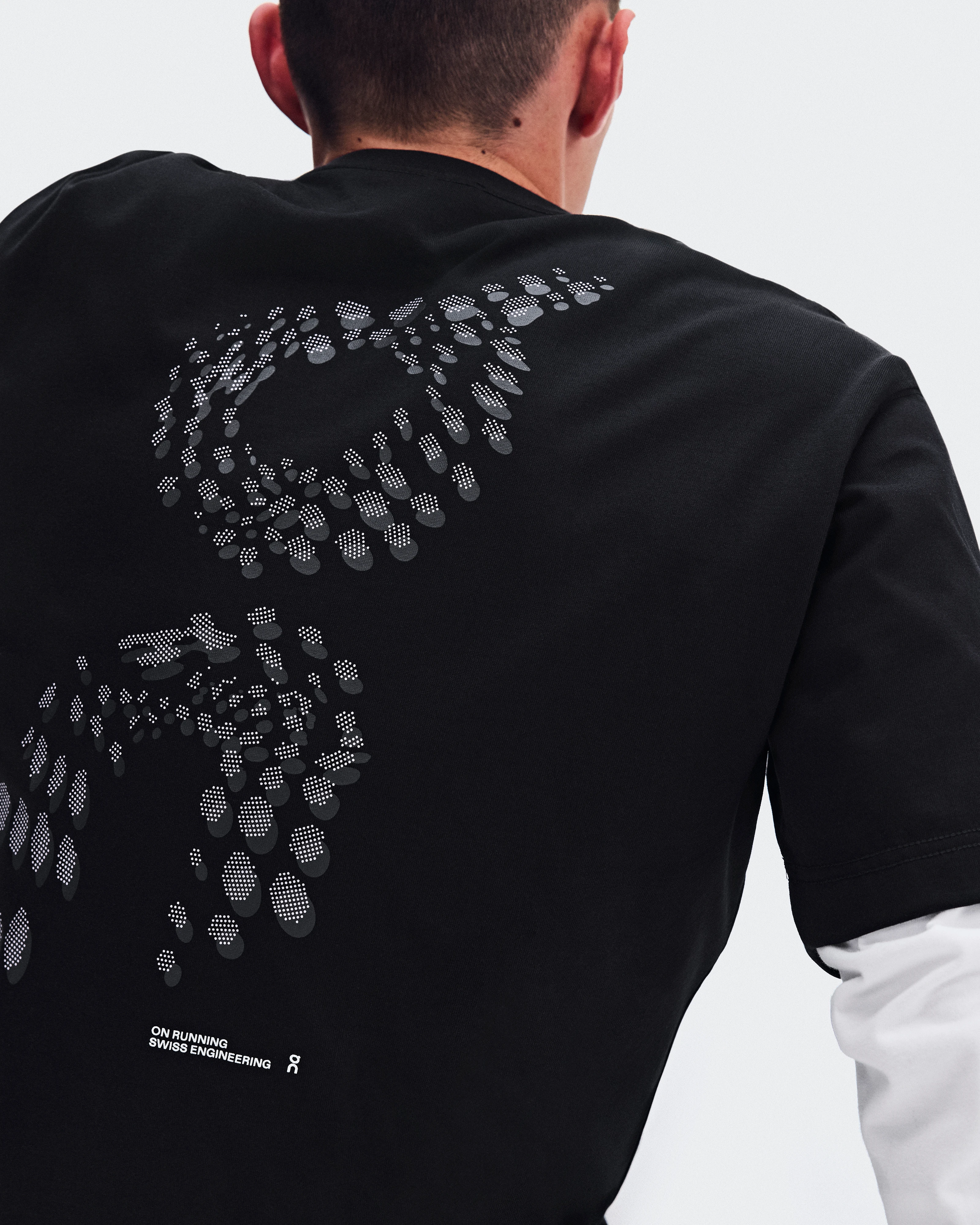 On Club Collective-T Runner Black Homme Hauts et t-shirts