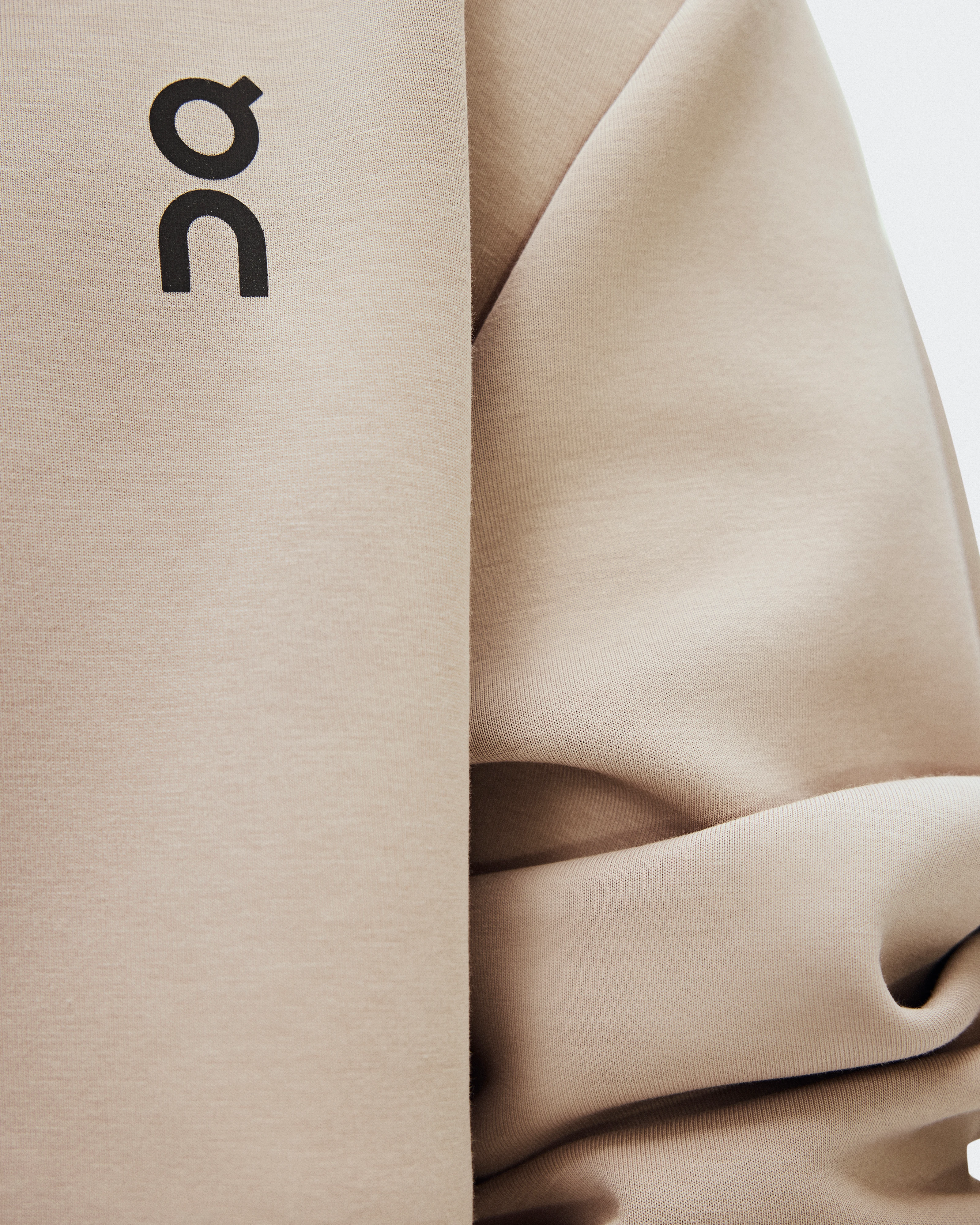 On Focus Tech Zip Hoodie Desert Homme Sweats à capuche et sweats