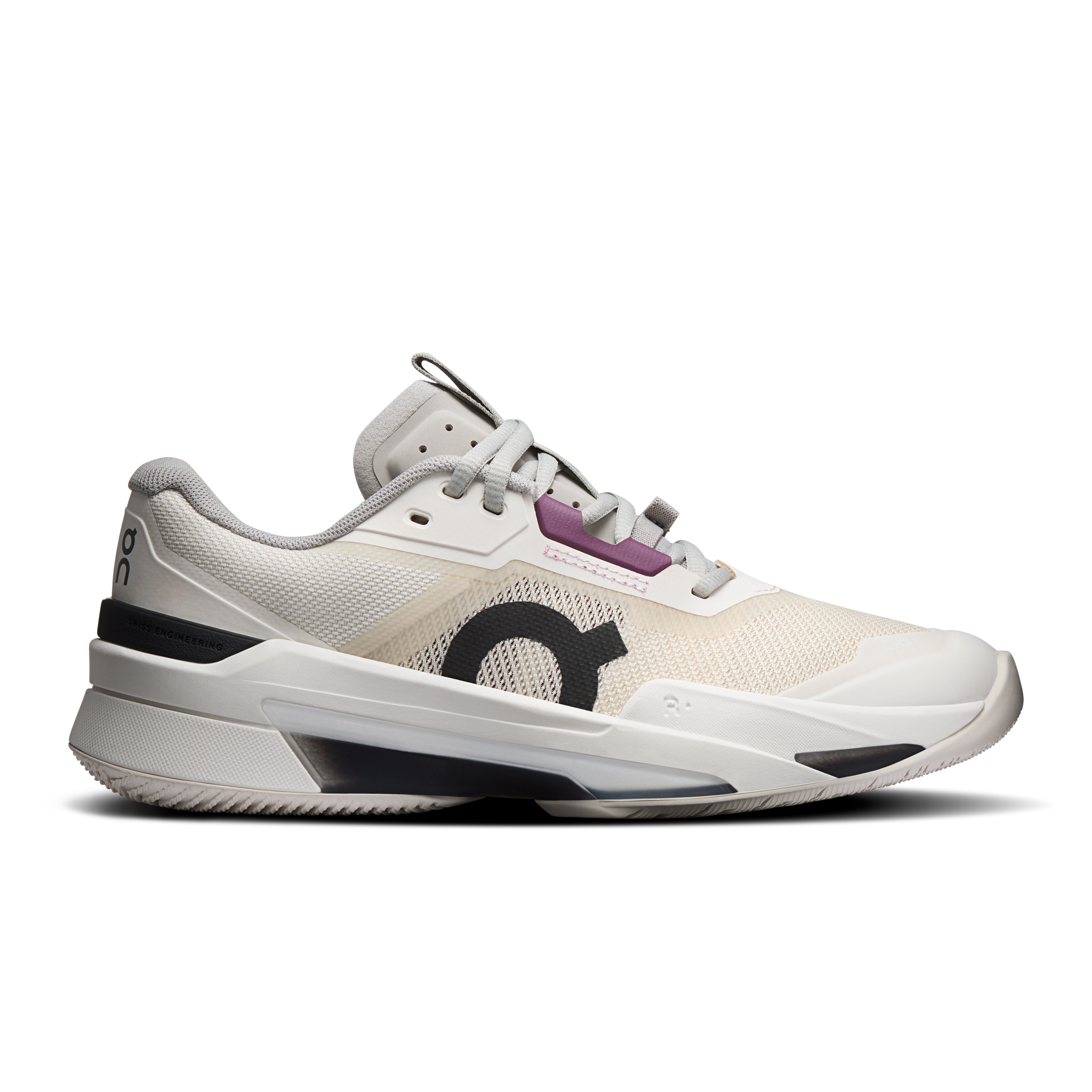 On THE ROGER Pro Fire Grain & Ivory Femme – Tennis de performance, surface dure, compétition Chaussures