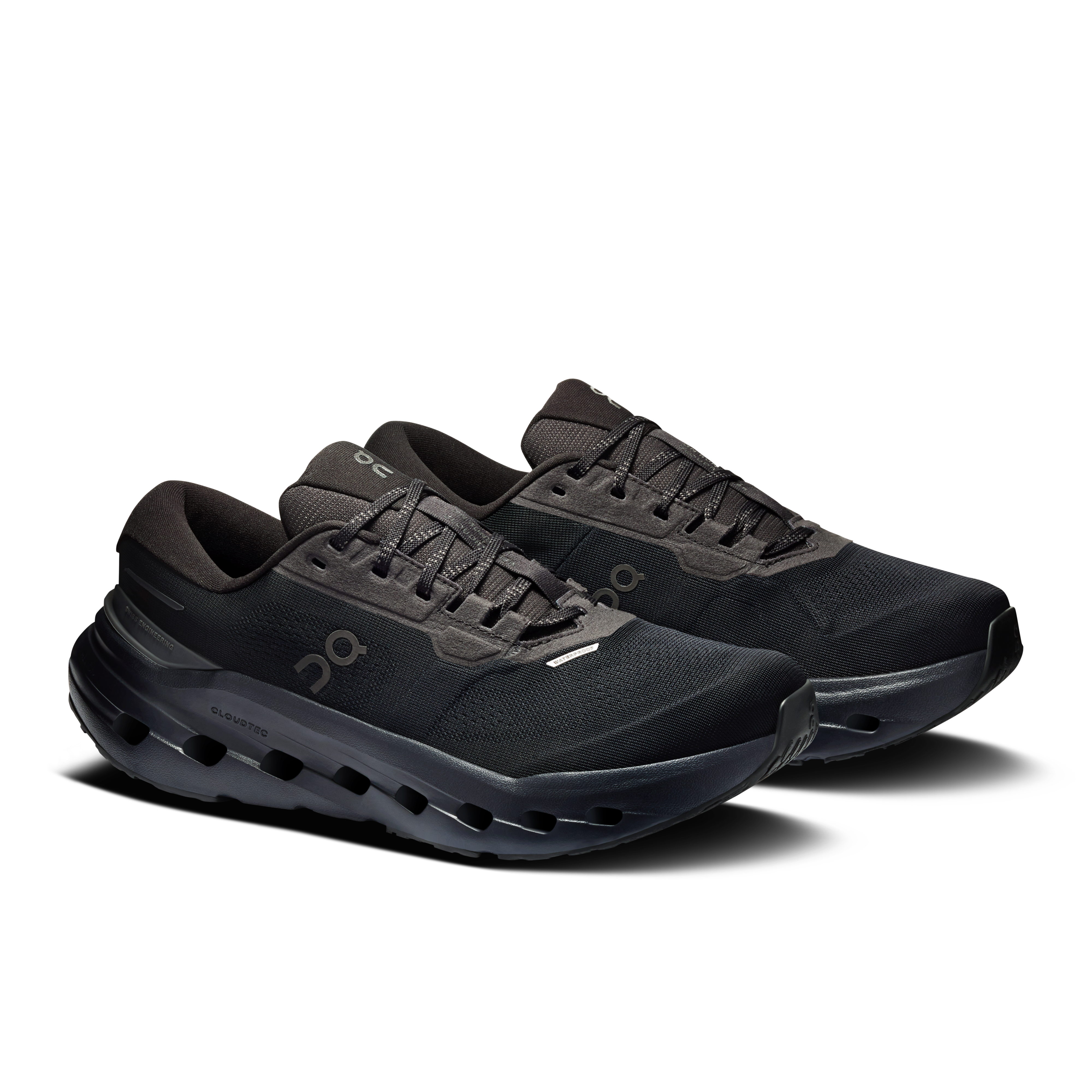 On Cloudrunner 3 Waterproof Black & Black Femme Running sur route Chaussures