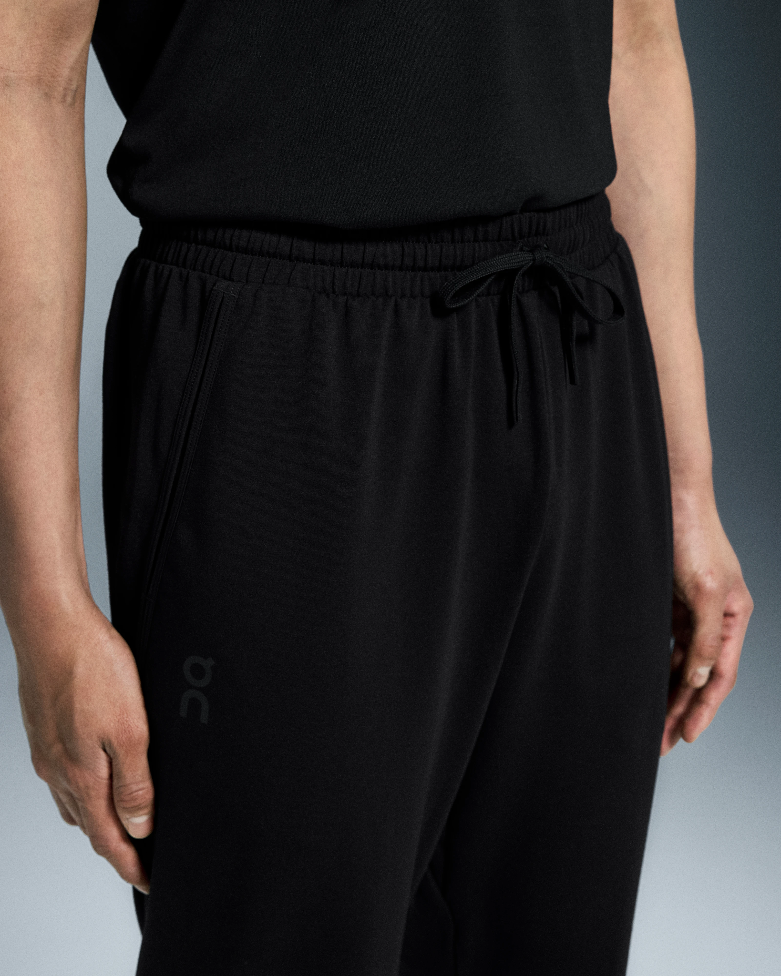 On Studio Joggers Black Homme Pantalons