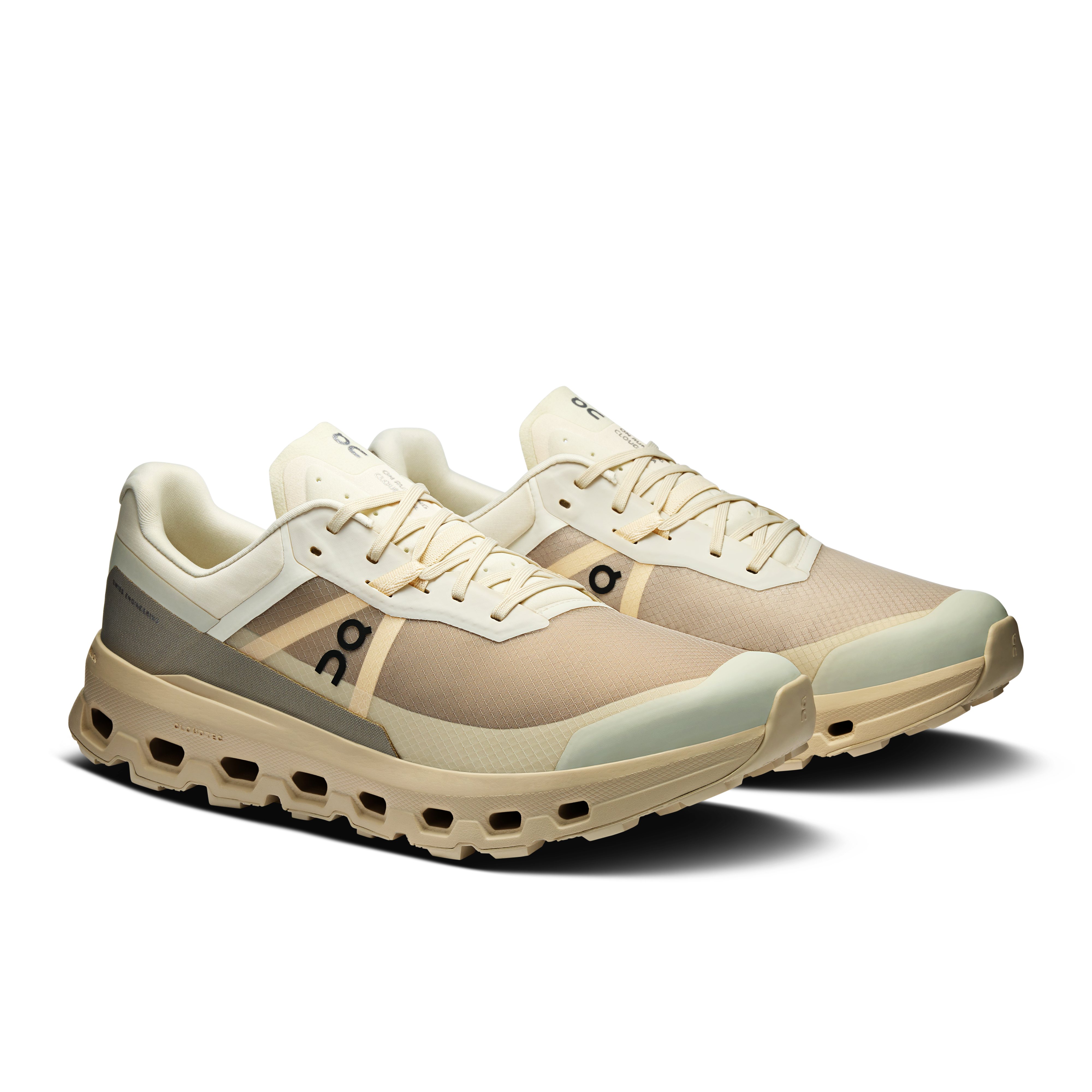 On Cloudvista 2 Cream & Desert Homme Running de trail Chaussures