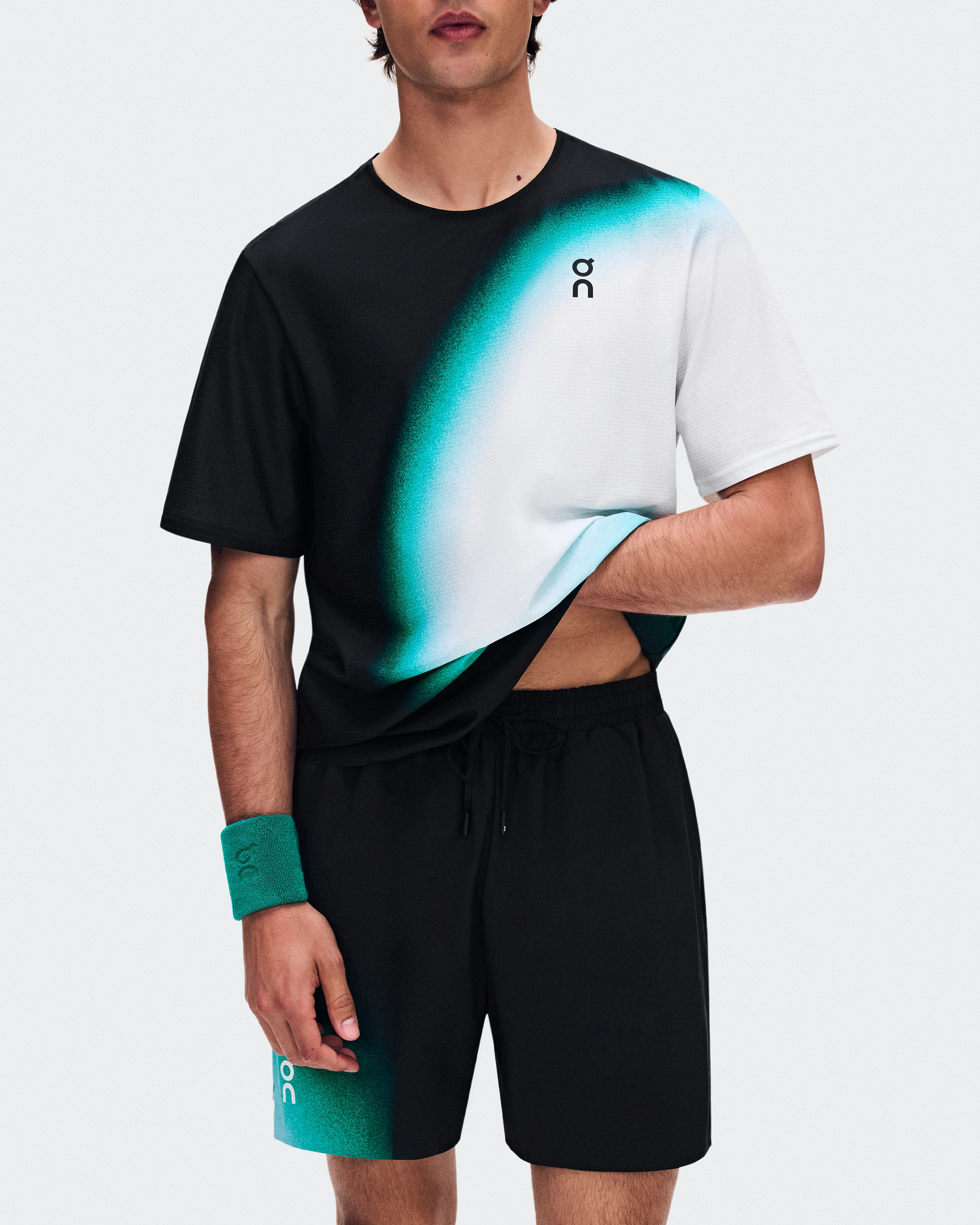 On 5" Court Shorts Swing Black & Neem Homme Shorts