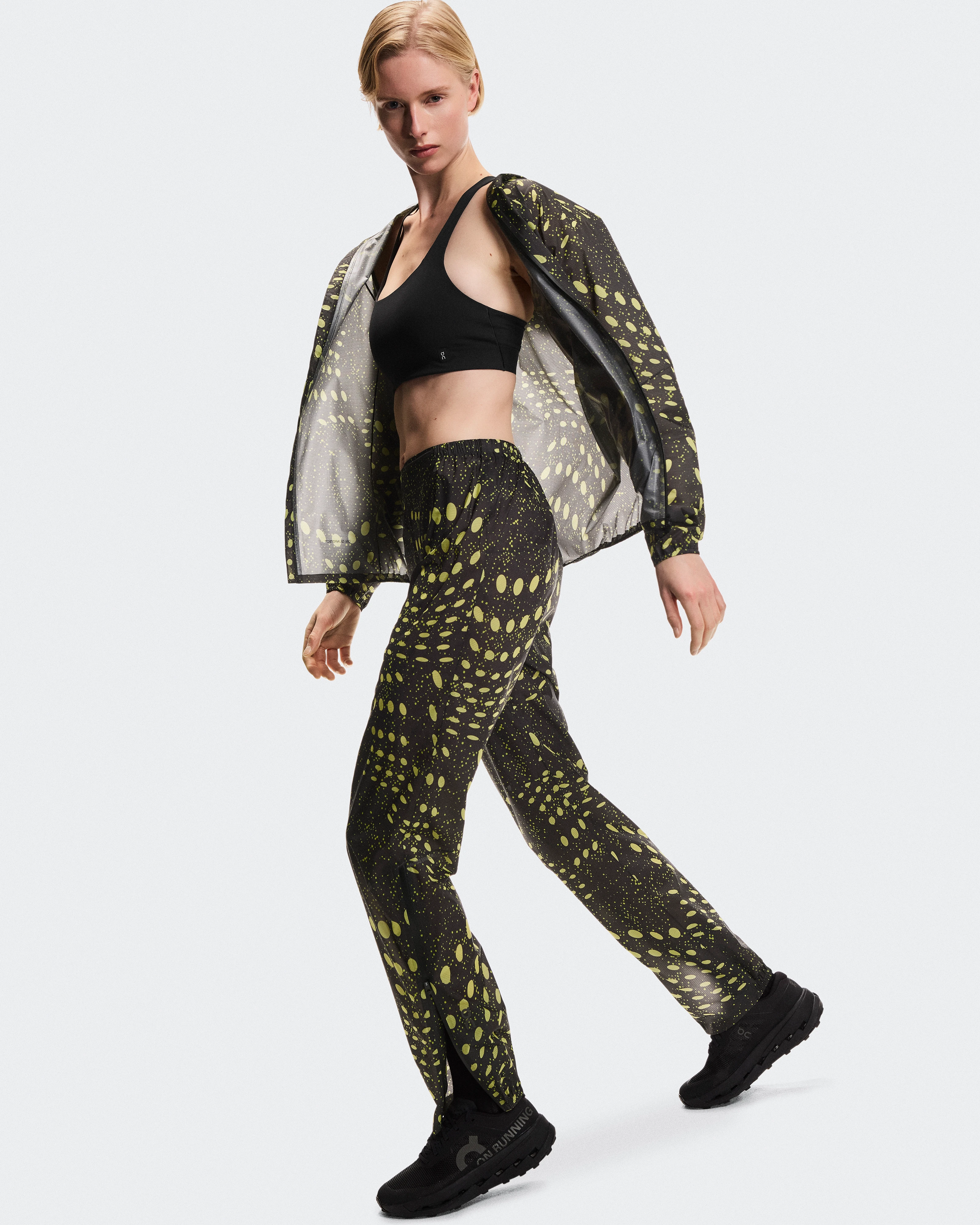 On Ultra Pants Iron & Lime Femme Pantalons
